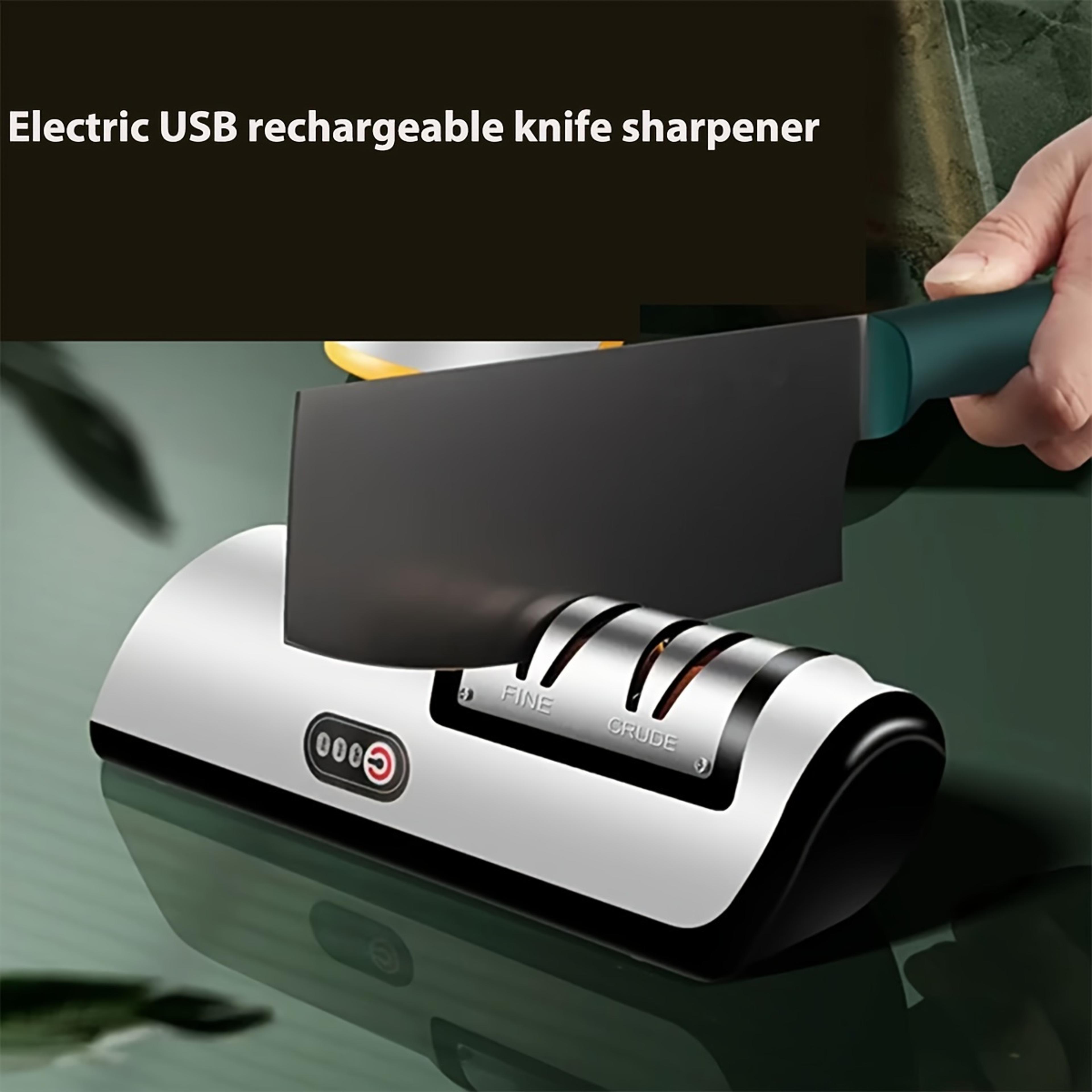 Professional Kitchen Electric Knife Sharpener Multifunctional Gears Automatic Knife Sharpener Tool