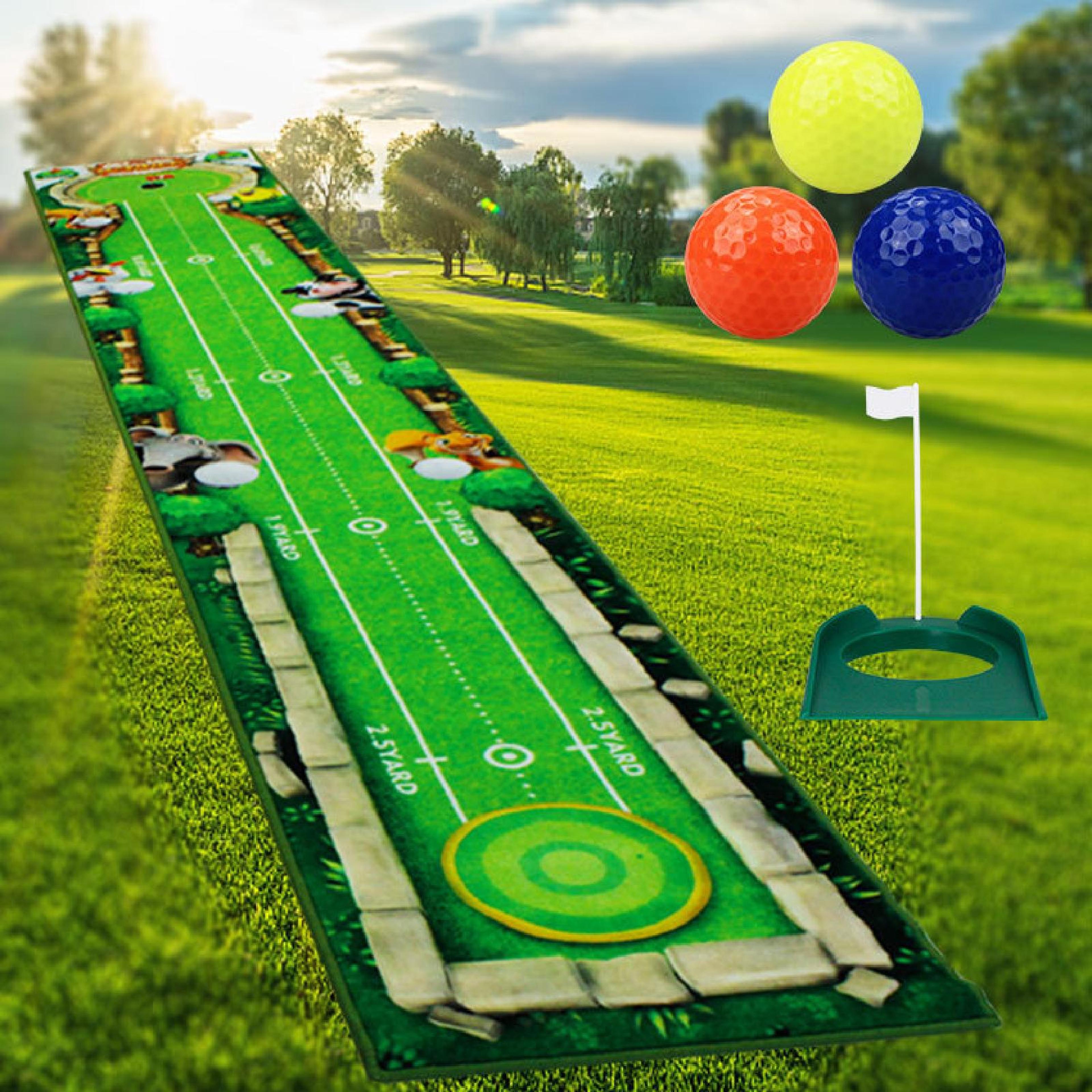 Golf Putting Mat Practical Golf Practice Mat For Park Office Indoor Outdoor Home  Office Indoor Put 11