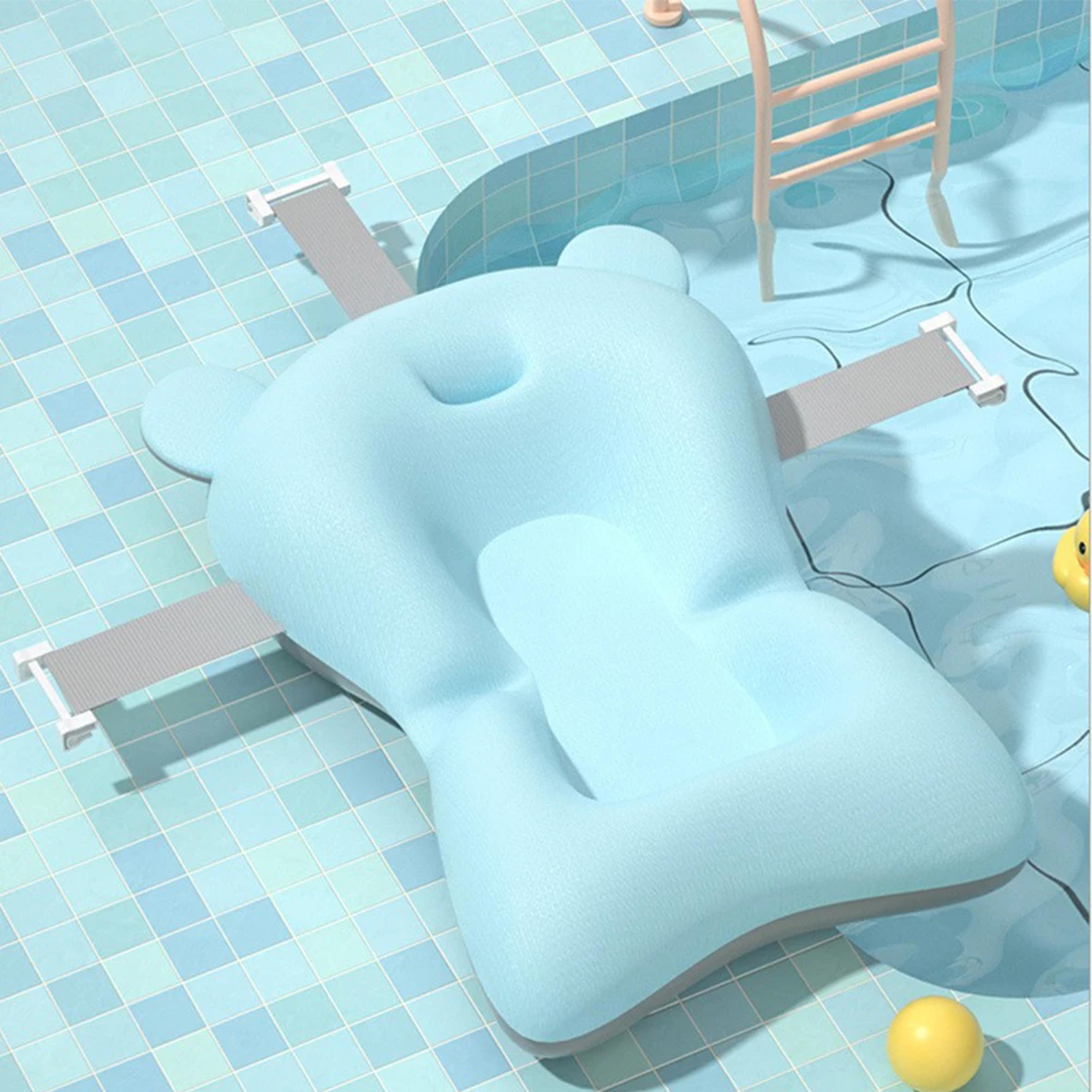 Newborn Baby Bath Cushion Seat Floating Bathing Pillow Anti Slip Baby Bath Support Pillow For Newbo 1