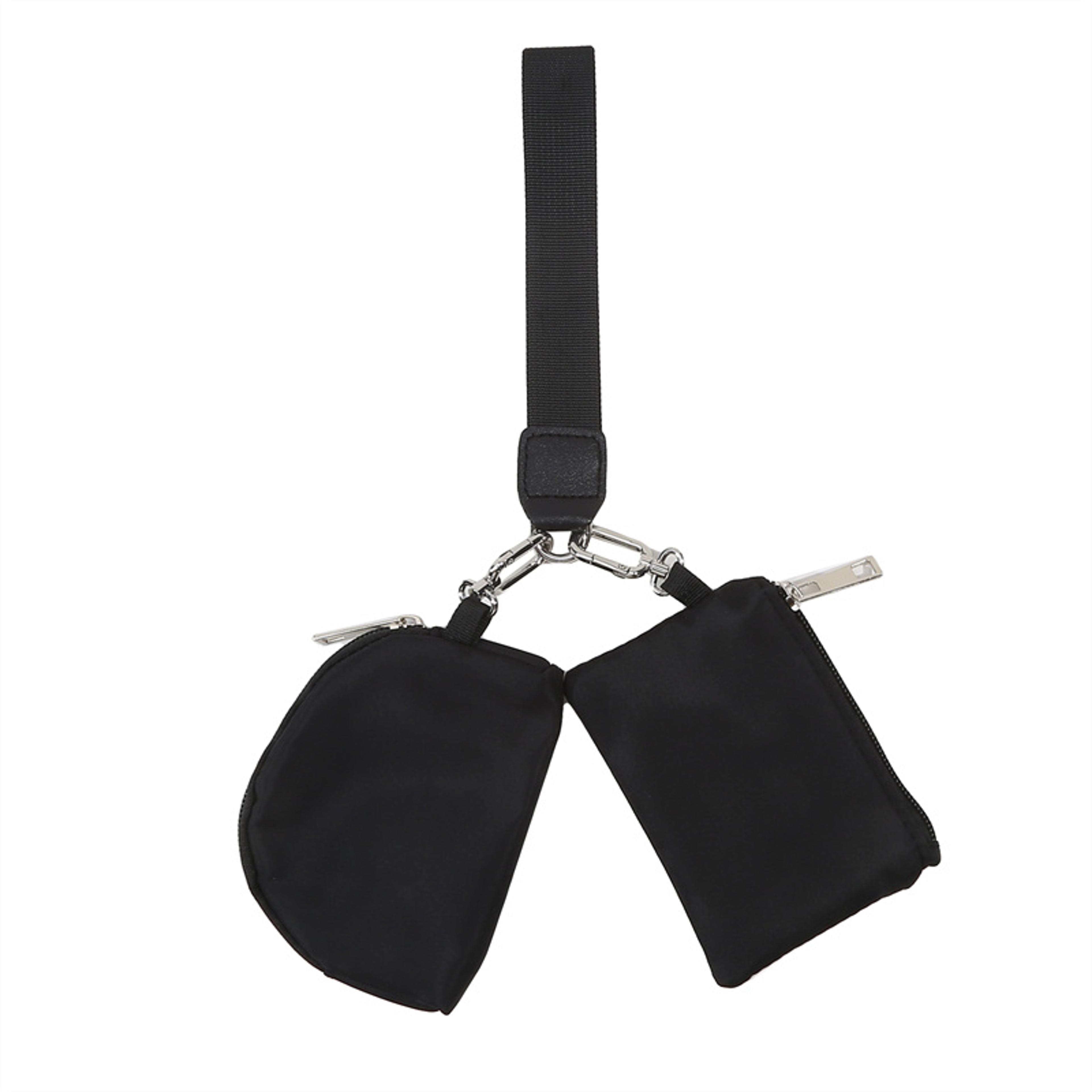 Lulu Wallet Double Wristlet Keychain Mini Zip Around Wristlet Coin Purse Portable Wallet With Wrist 6