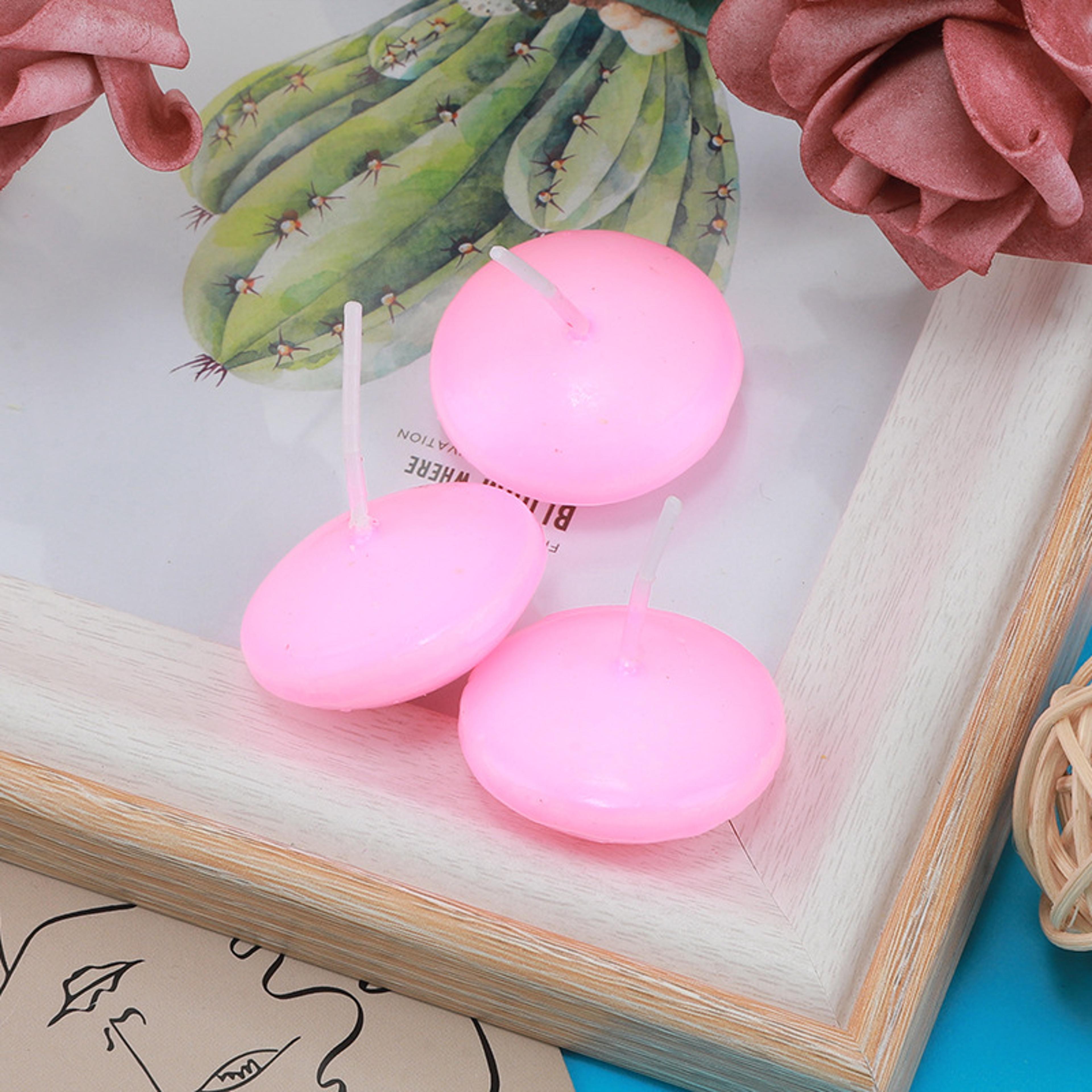 Romantic Floating Unscented Discs Candles For Wedding Valentines Day Party Bathtub Decor  Home Cand 5