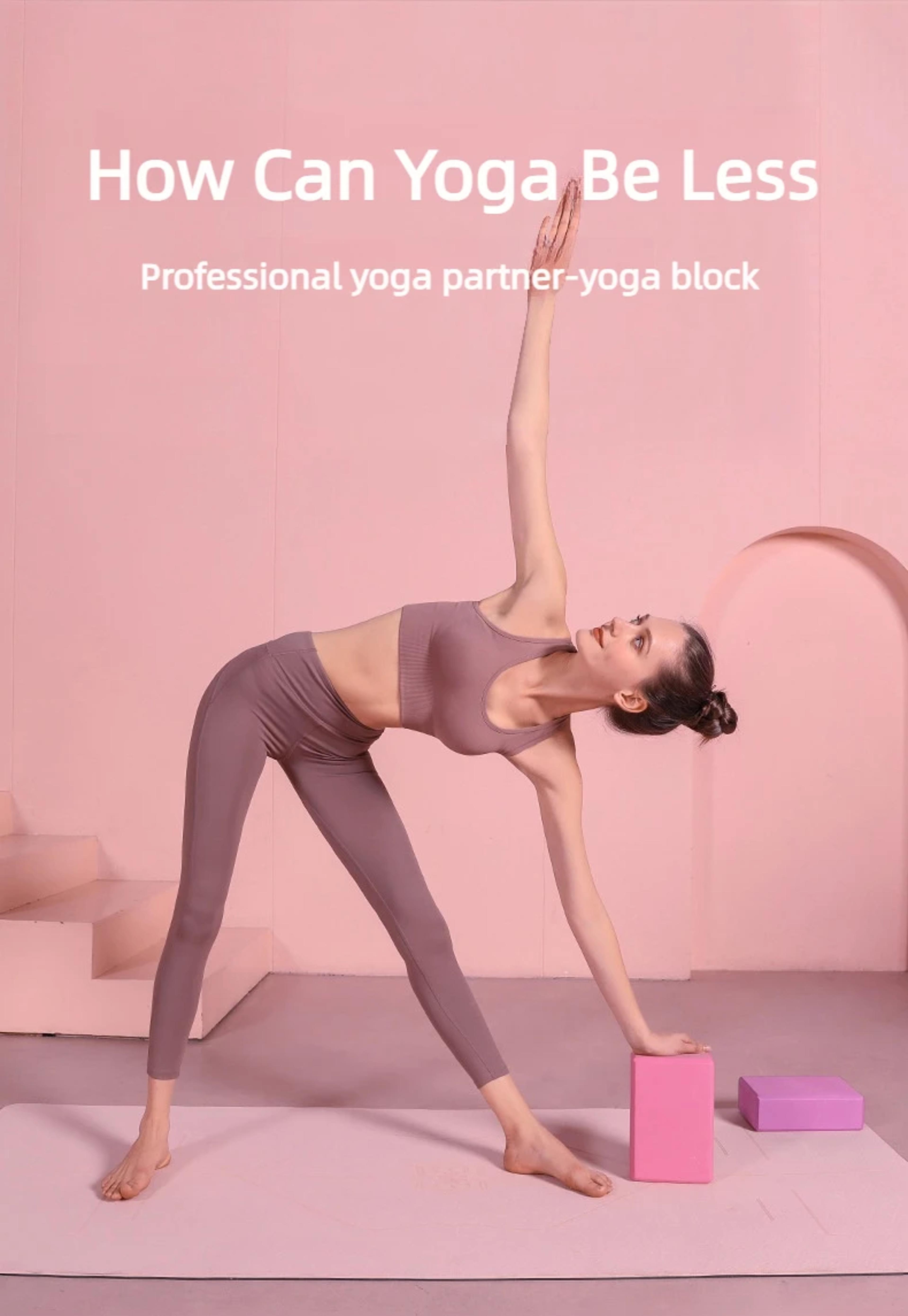 HighDensity Yoga Blocks For Childrens Dance AntiPressure Training Blocks Adult Yoga Auxiliary Equip 2