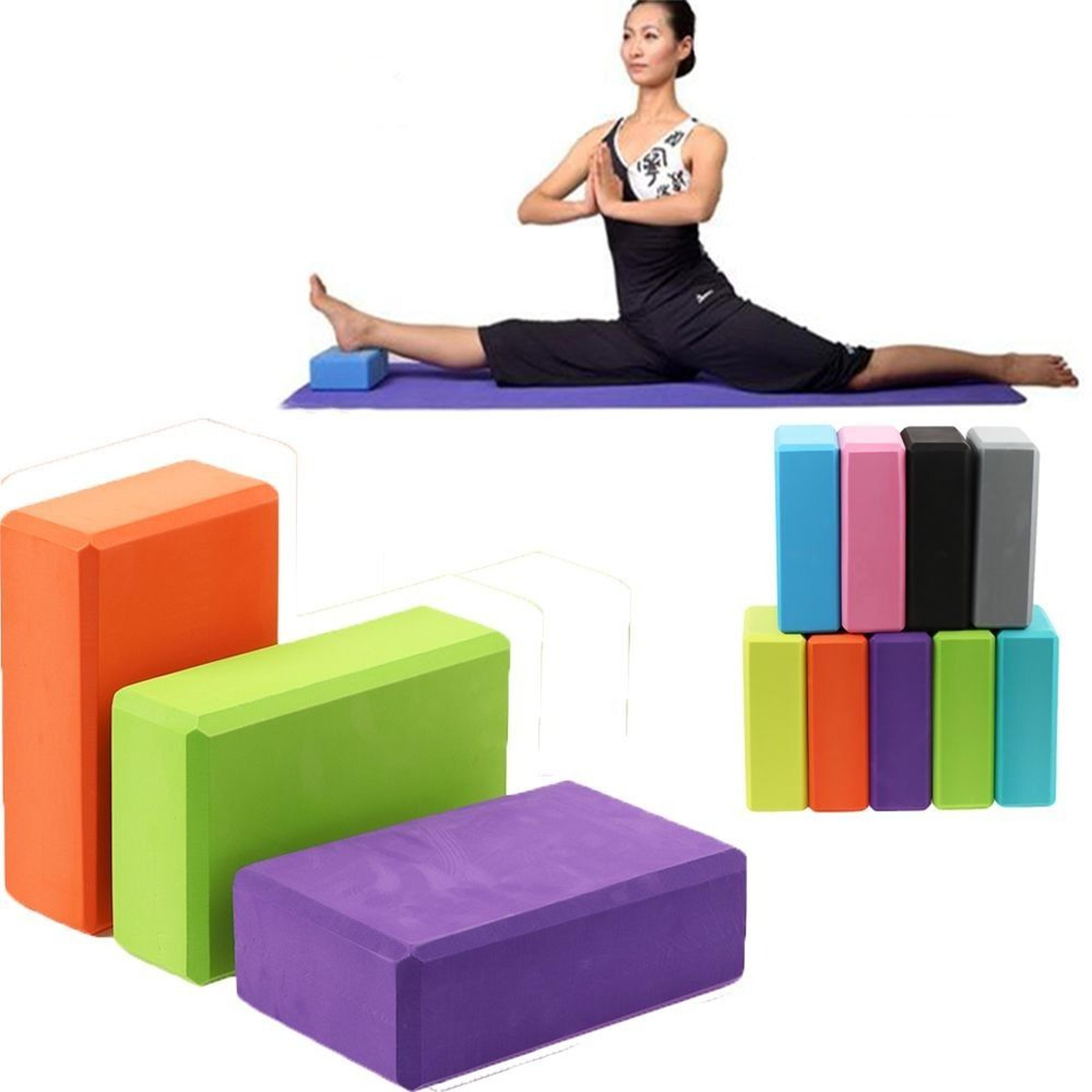 NonSlip EVA Yoga Block Brick Foam For Body Shaping Pilates Stretching Gym Training  Fitness Health  0