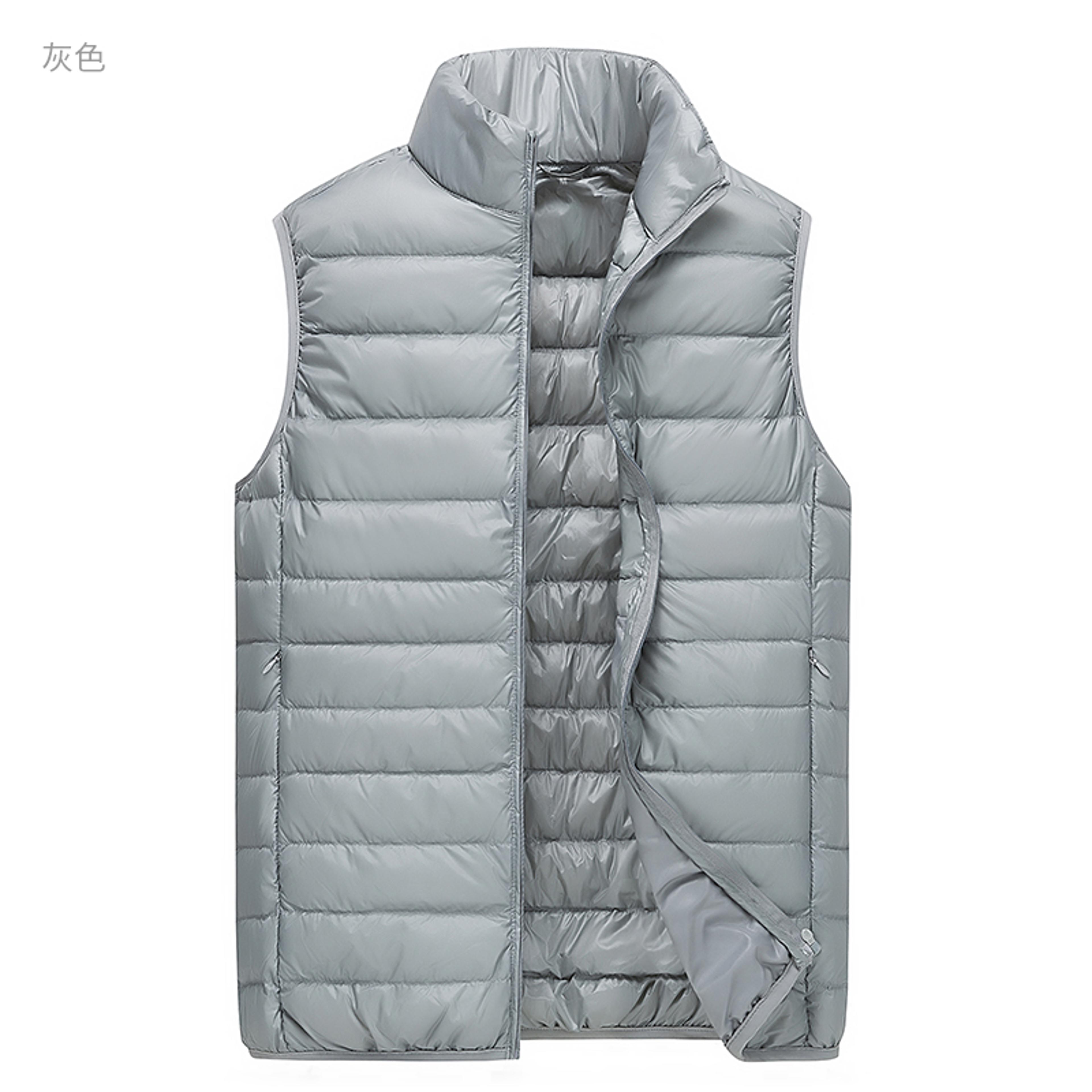 Mens Lightweight Down Vest Waterproof Winter Waistcoat Casual Sleeveless Jacket For Autumn And Work 7