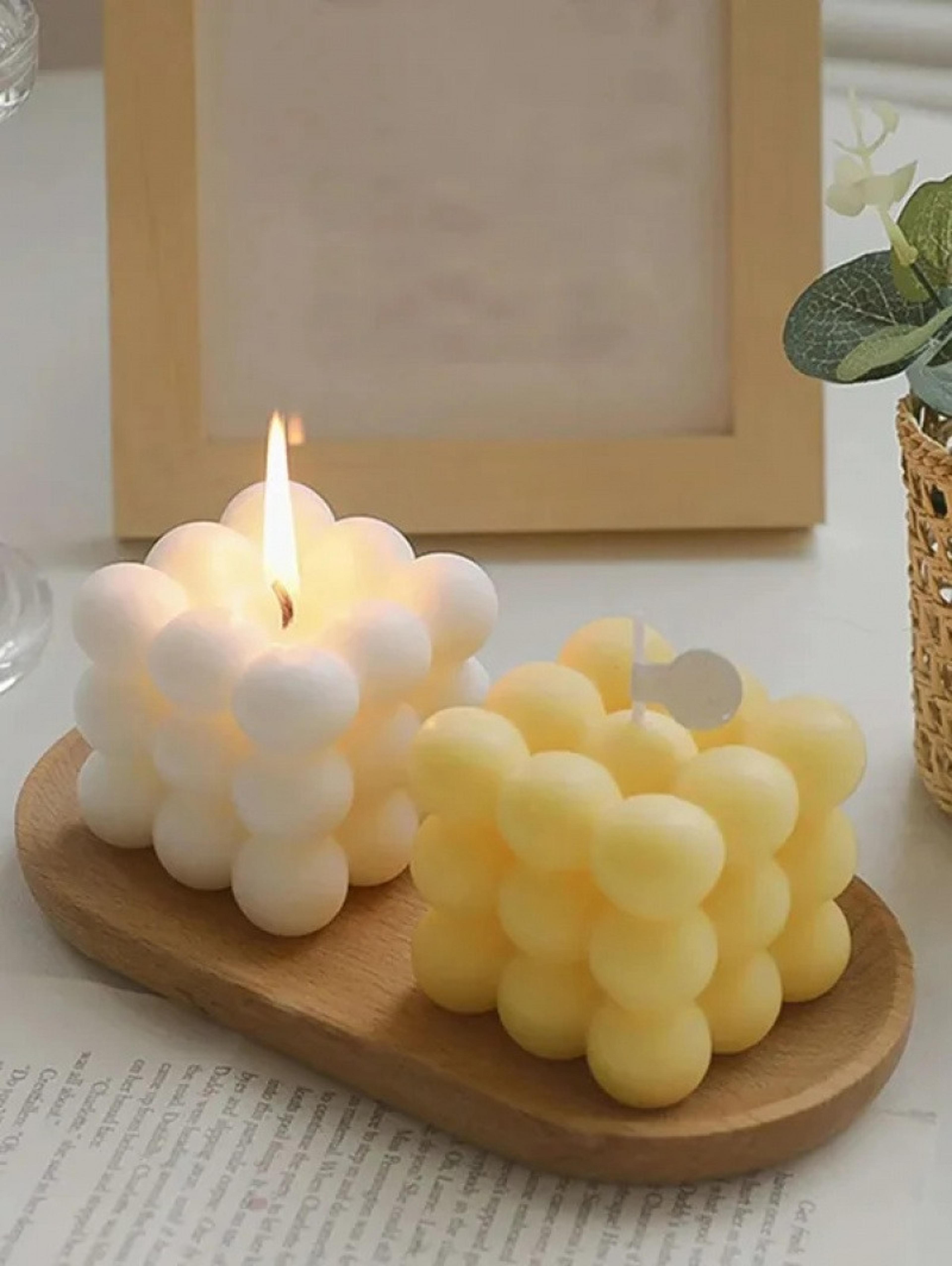 Creative Ball Shaped Soy Wax Candle Magic Cube Aromatherapy Gift Handmade Wedding Favor High End De 3