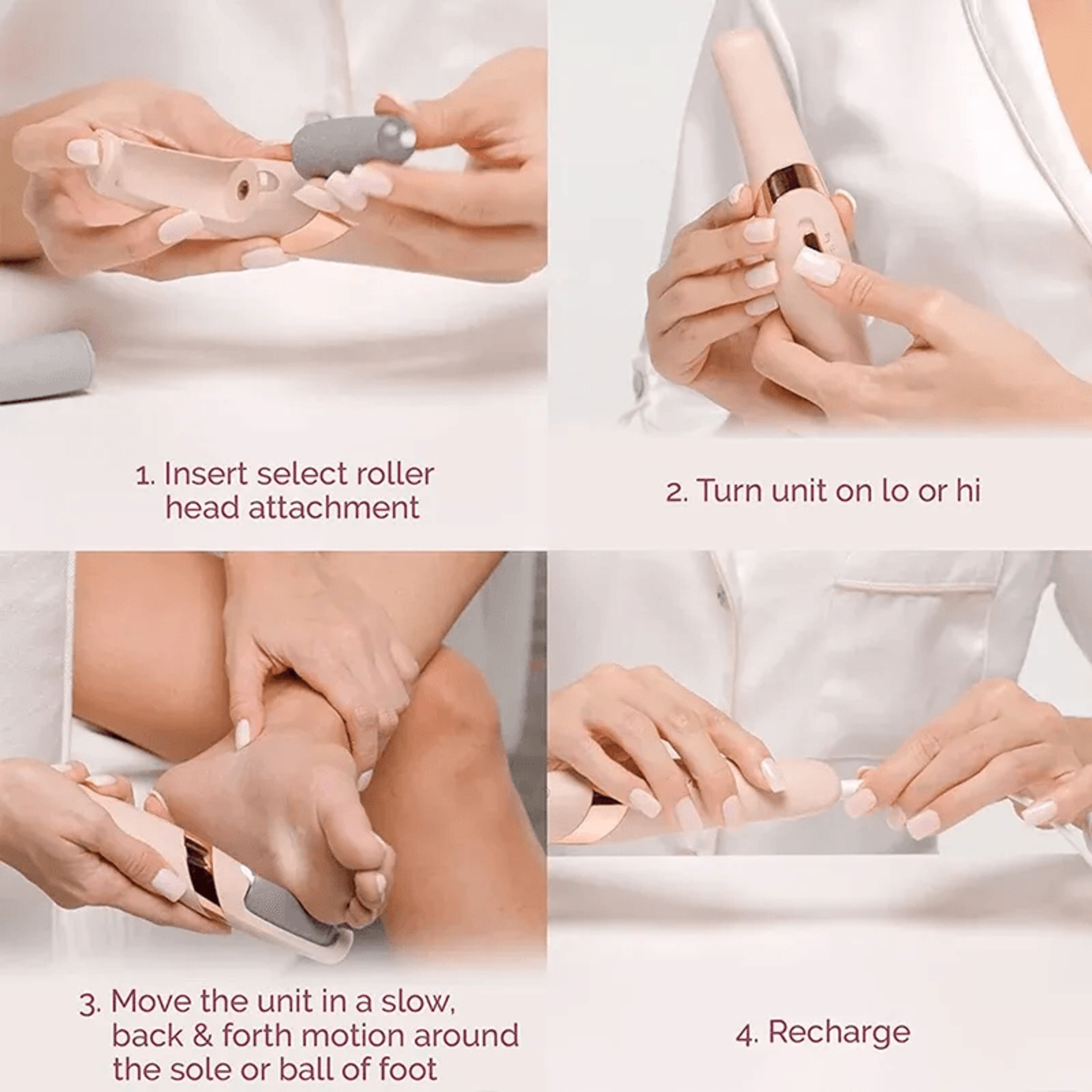 Professional Electric Pedicure Tool Film Foot Dead Skin Callus Remover Feet Exfoliator Pumice Stone