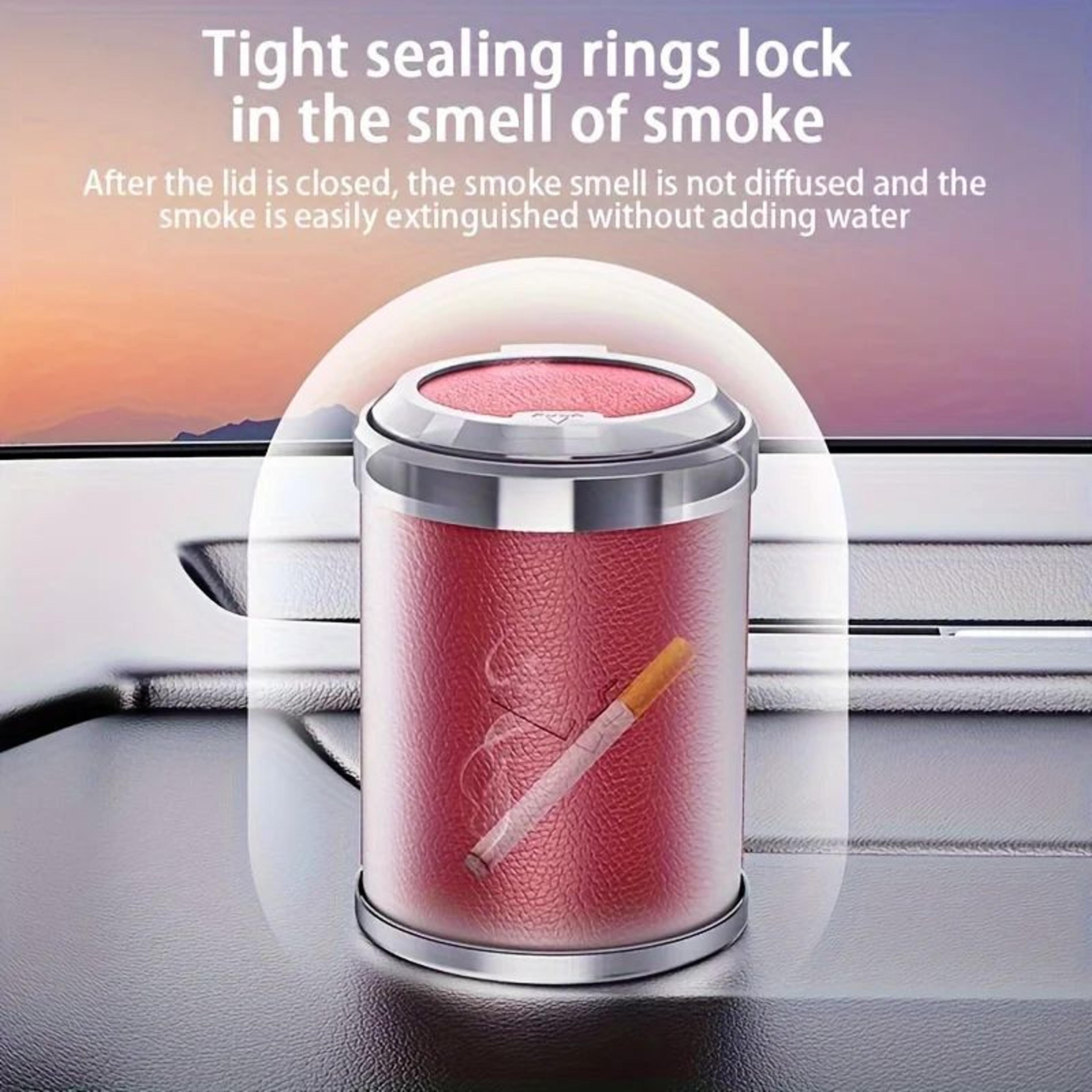 Portable LED Car Ashtray Smoke Ashes Holder For Mercedes Benz Compatible With A Class C Class E Cla 2
