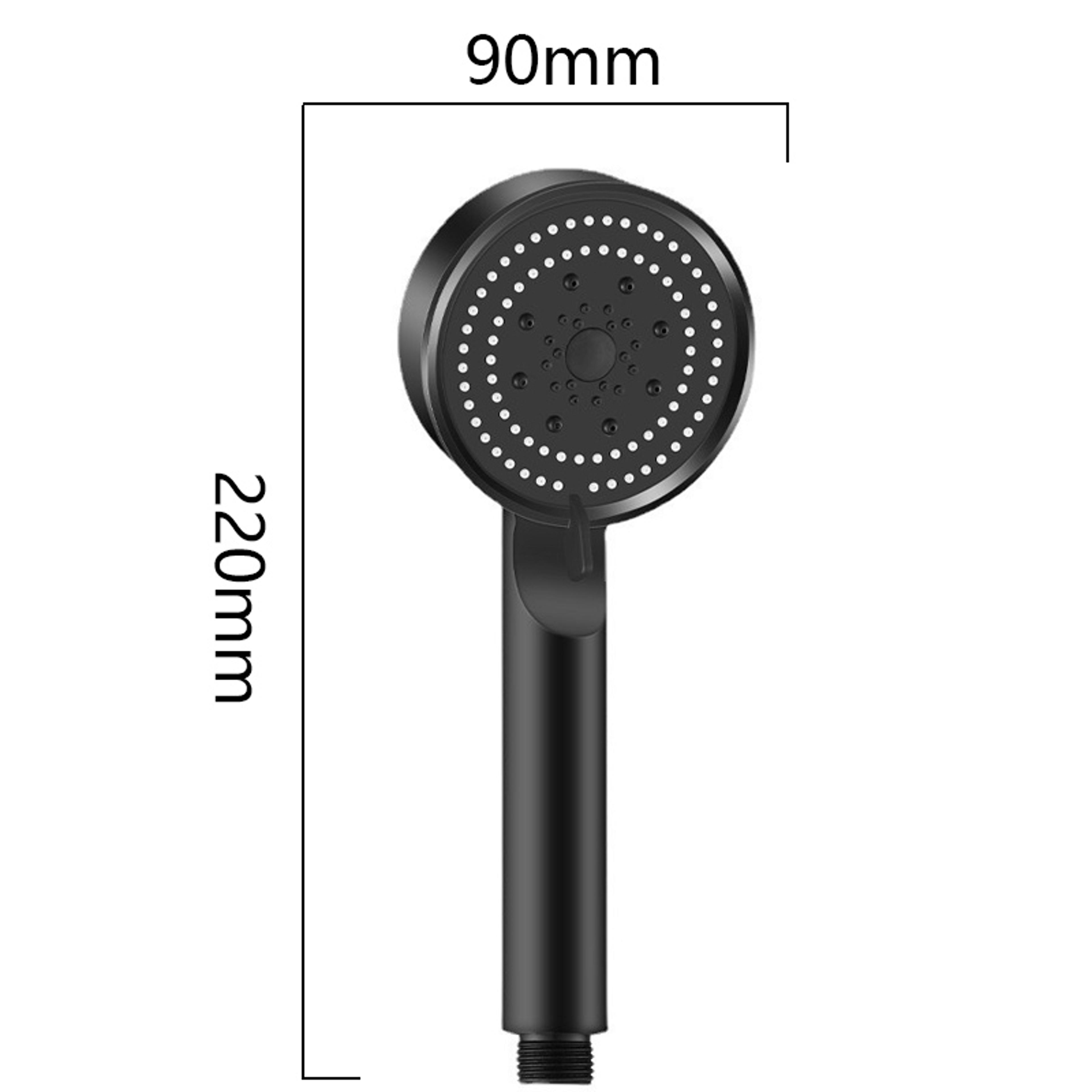 Adjustable High Pressure Shower Head With Hose Water Saving OneKey Stop Spray Nozzle Bathroom Showe 4