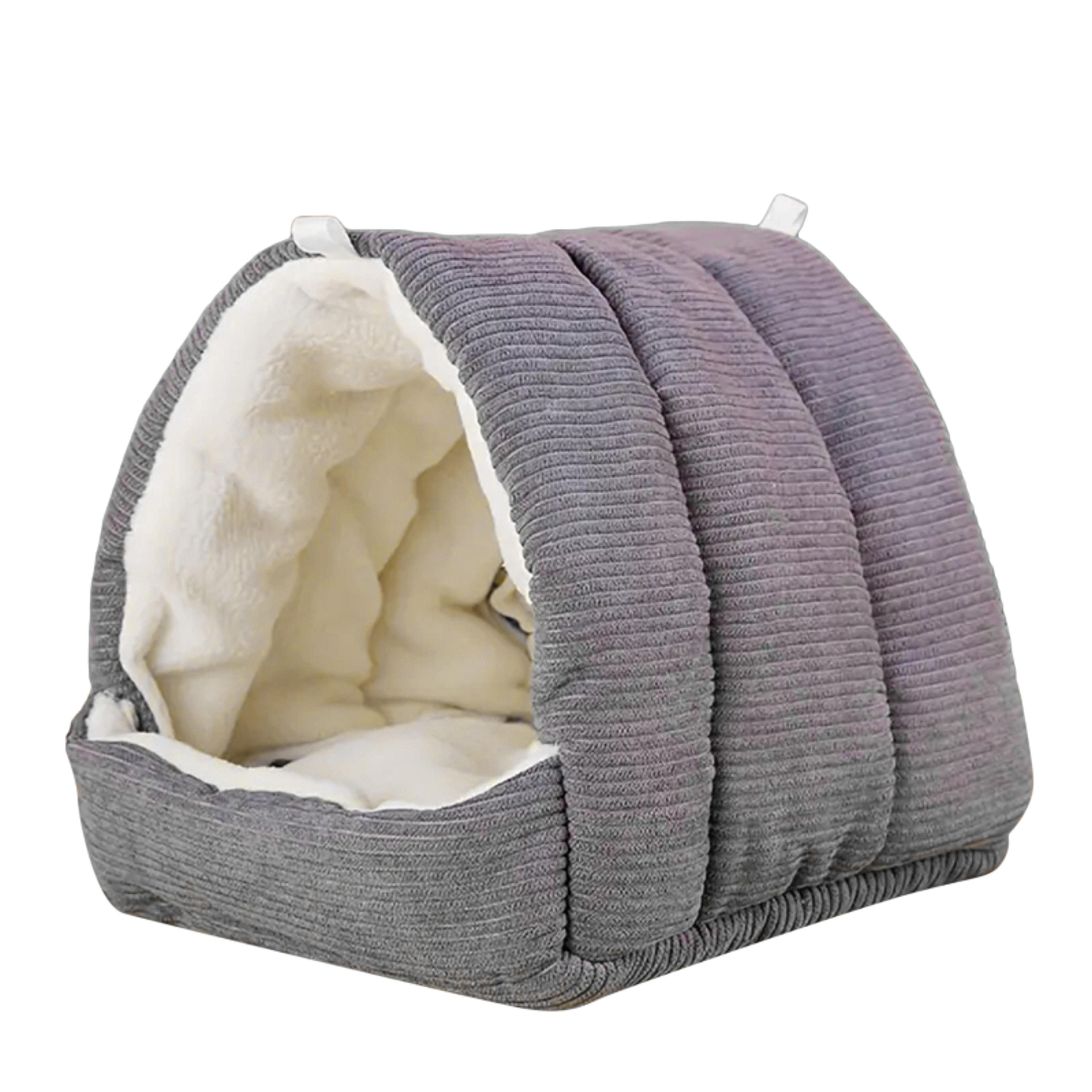 Hanging Hammock Bird Nest Parrot Winter Shed Hut For Hamsters Small Pets Plush Hideaway 7