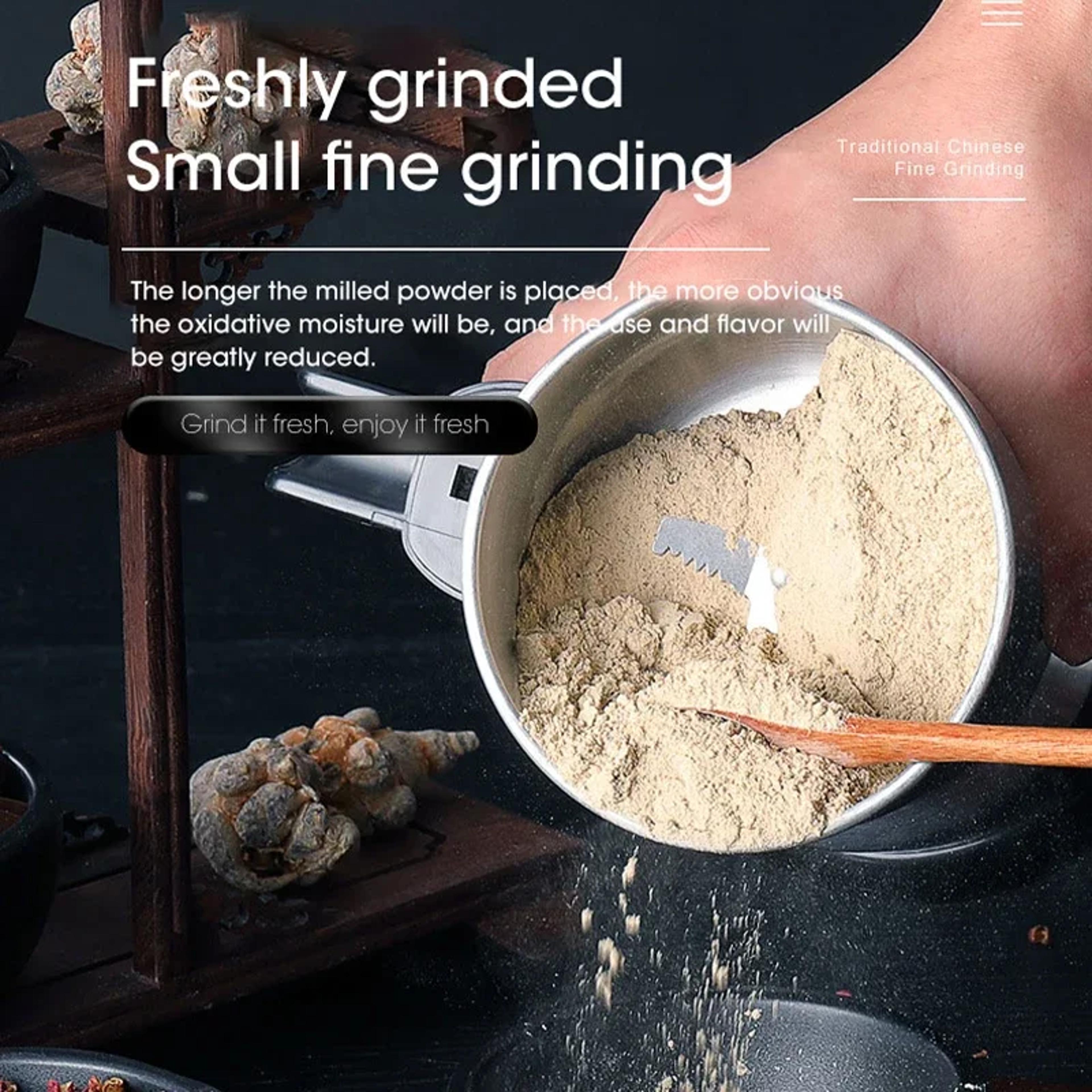 Multifunctional Coffee Grinder Machine For Beans Nuts Spices Grains Kitchen Use 3