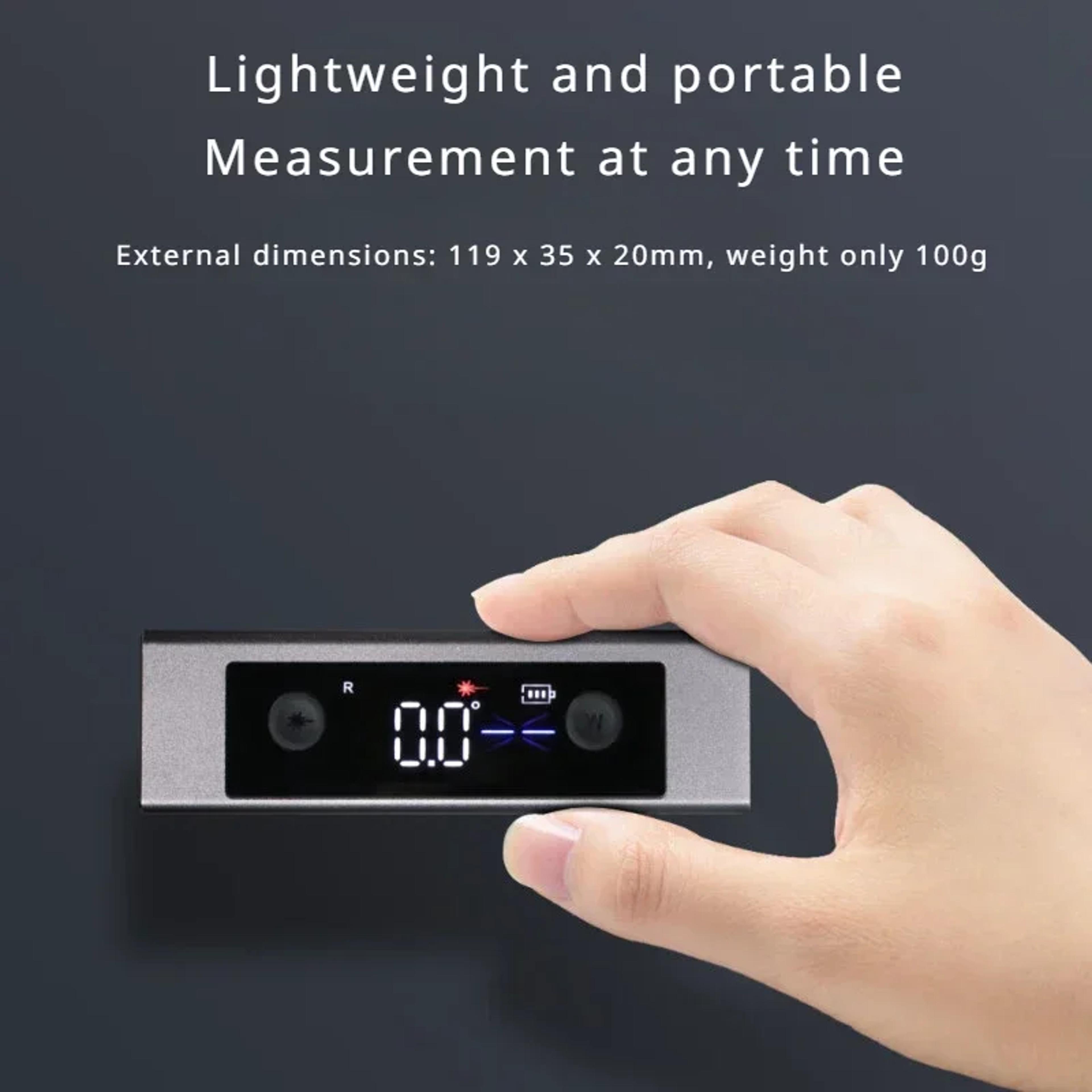 Digital Laser Level Goniometer Auto Calibration Angle Meter Protractor Inclinometer For Woodworking 3