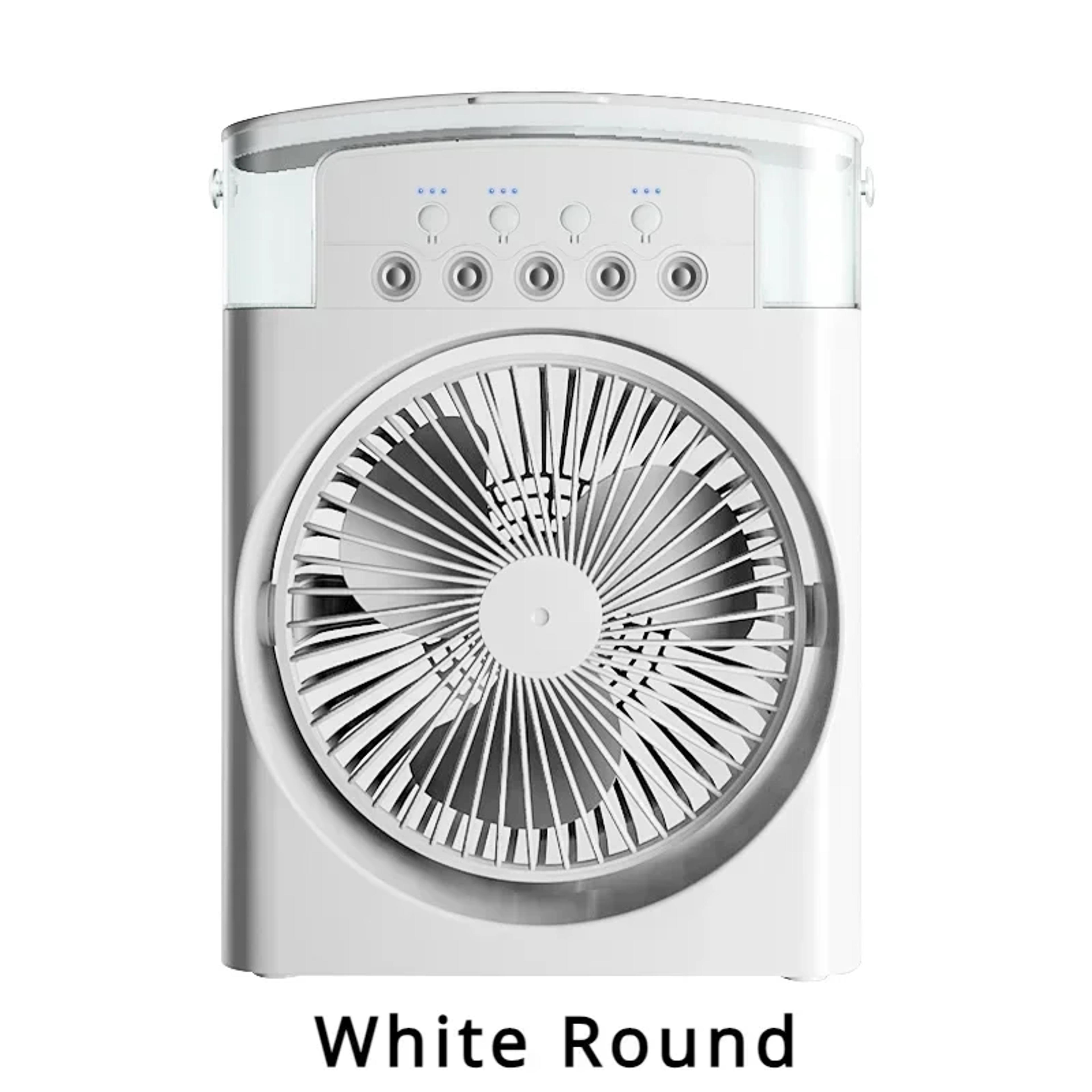 USB Rechargeable Mist Fan Humidifier LED Night Light Portable For Home Office Travel Desktop 0