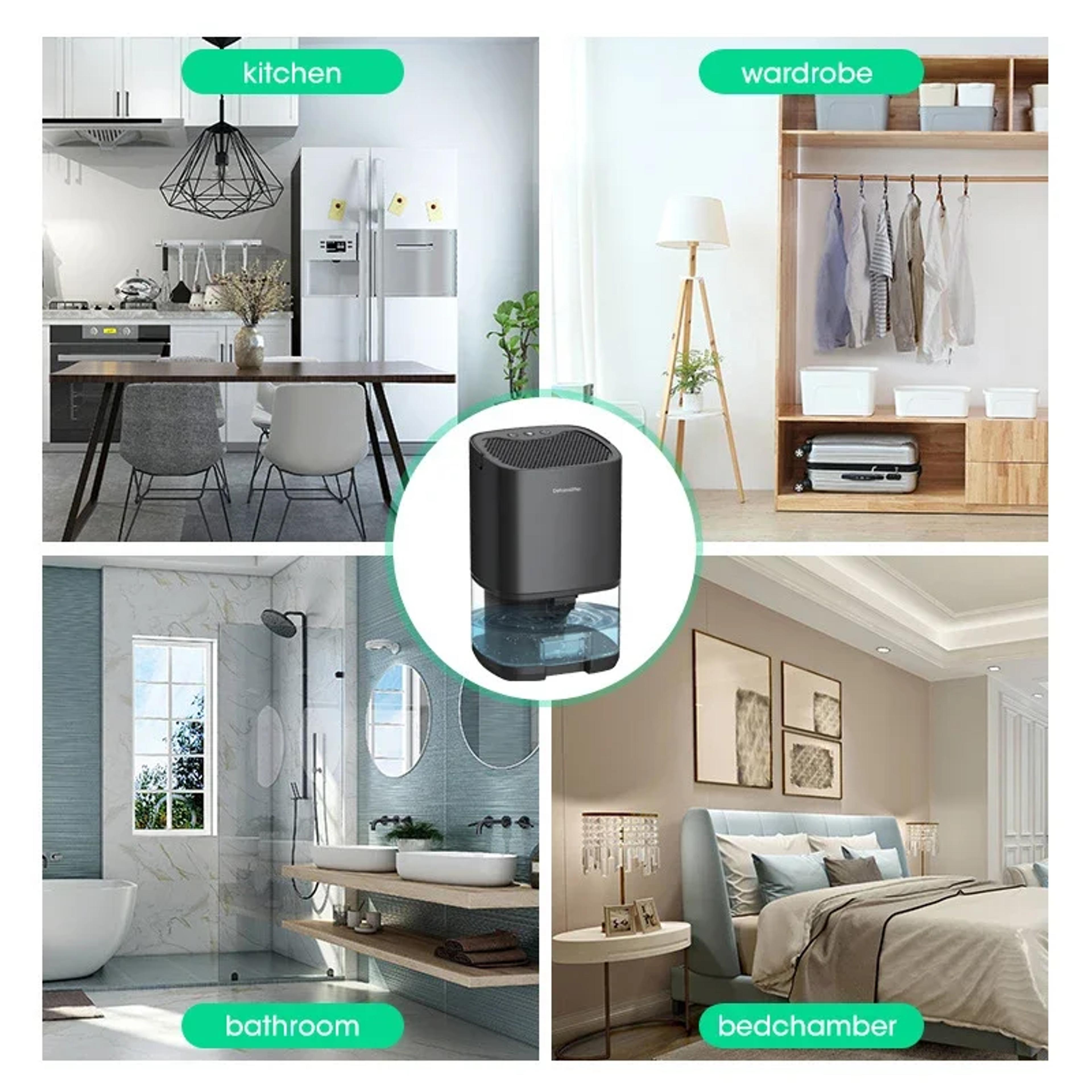 Smart Mini Dehumidifier Household Air Filter Silent Bedroom Office Moisture Absorption Small Deodor 5