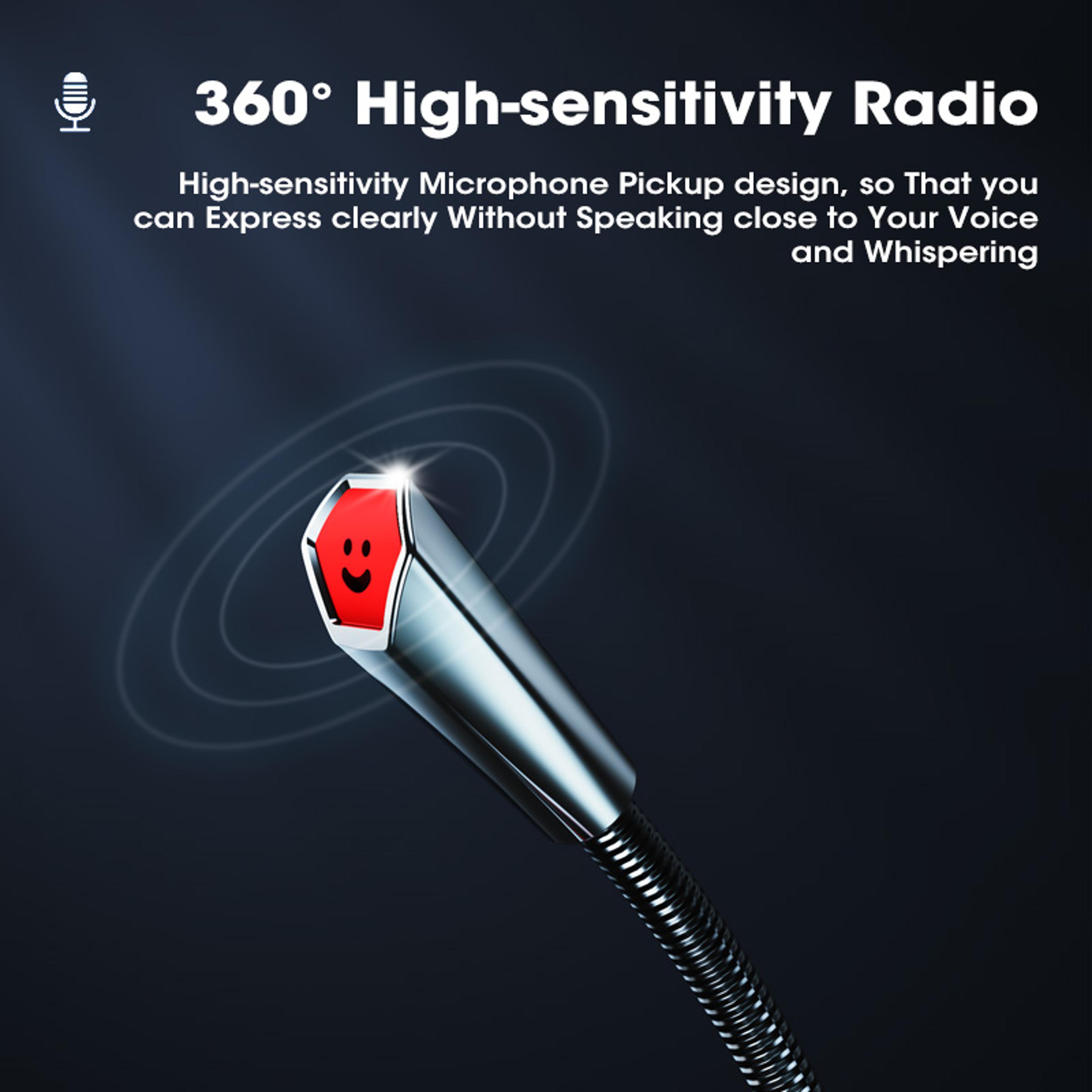 Mini Microphone PC Mic Wired Microphones For PC Computer Laptop Notebook Mic Loud Speaker Chat Mic 5
