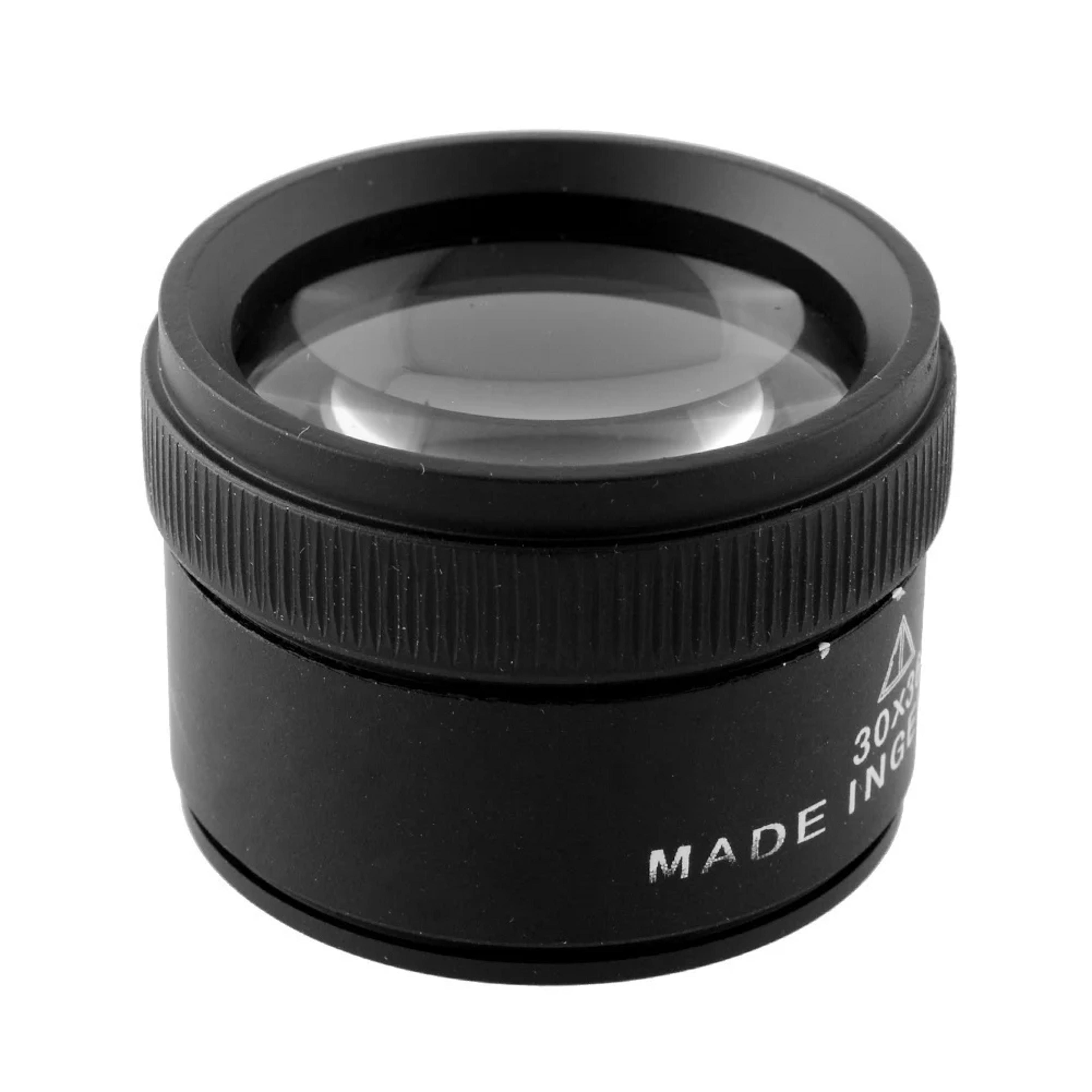 Coins Stamps Jewelry Inspection Tool LED Illuminated Jewelry Loupe Magnifier Pocket Microscope Magn 1