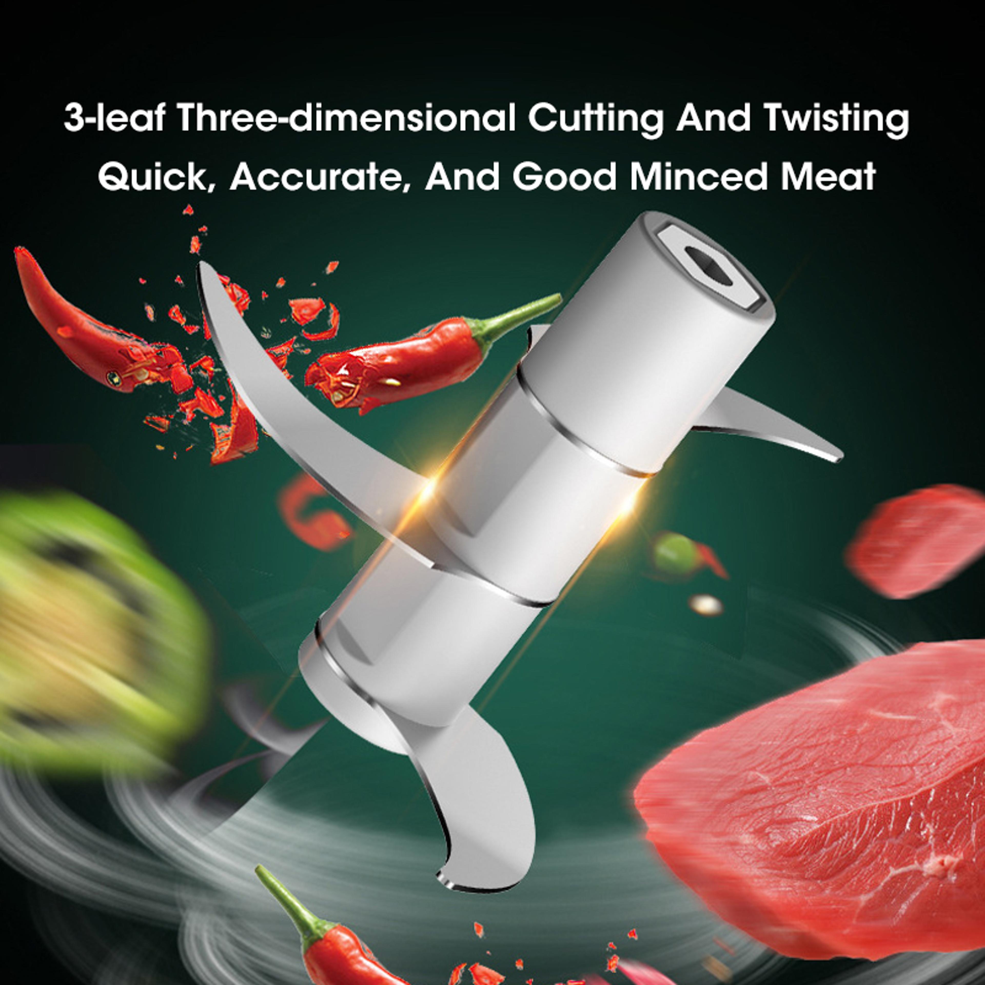 Electric Garlic Masher Crusher Portable Kitchen Food Chopper USB Meat Grinder Vegetable Chopper 4