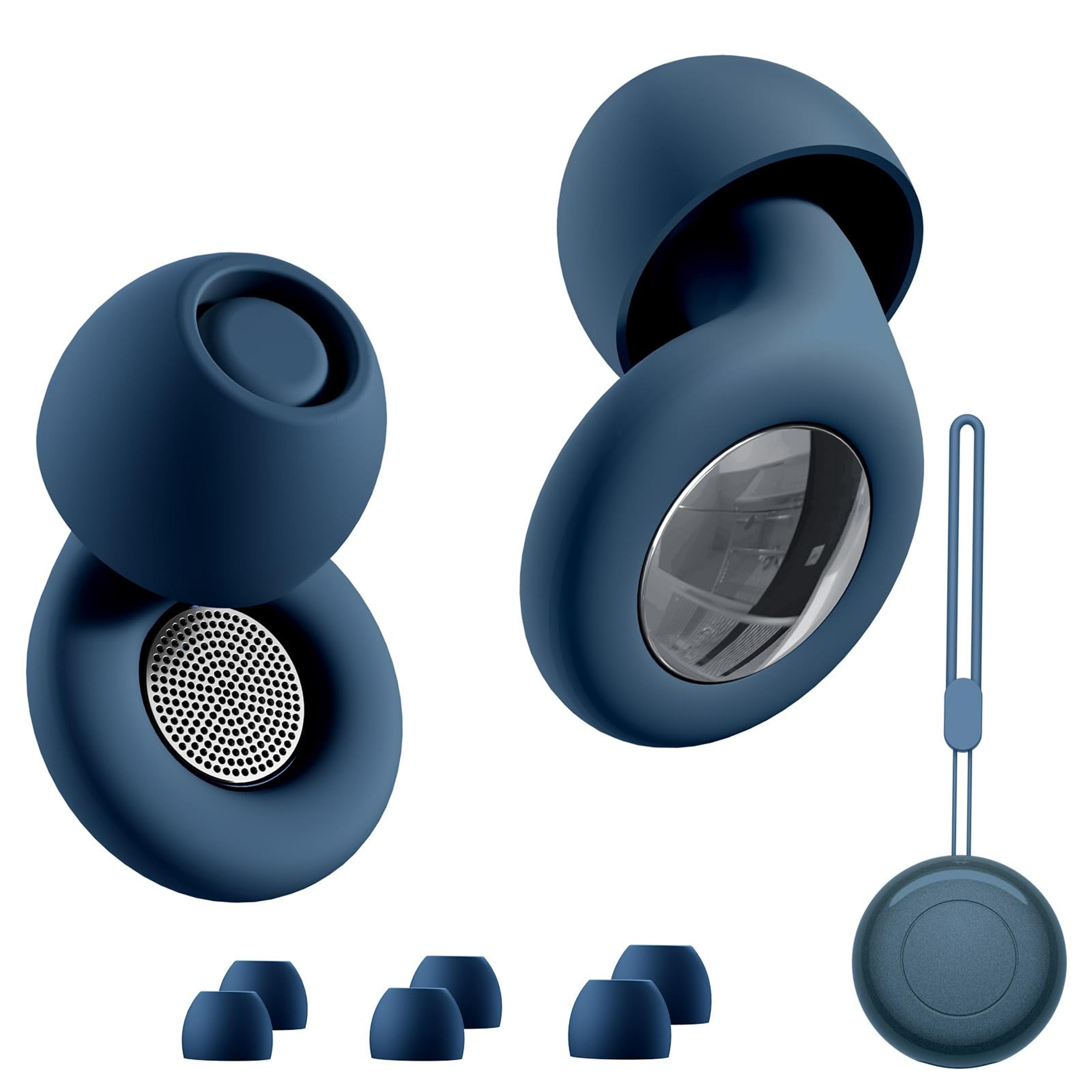 Noise Cancelling Ear Plugs Silicone Ear Plugs For Sleeping Concerts Traveling Studying Focus Reusab 6