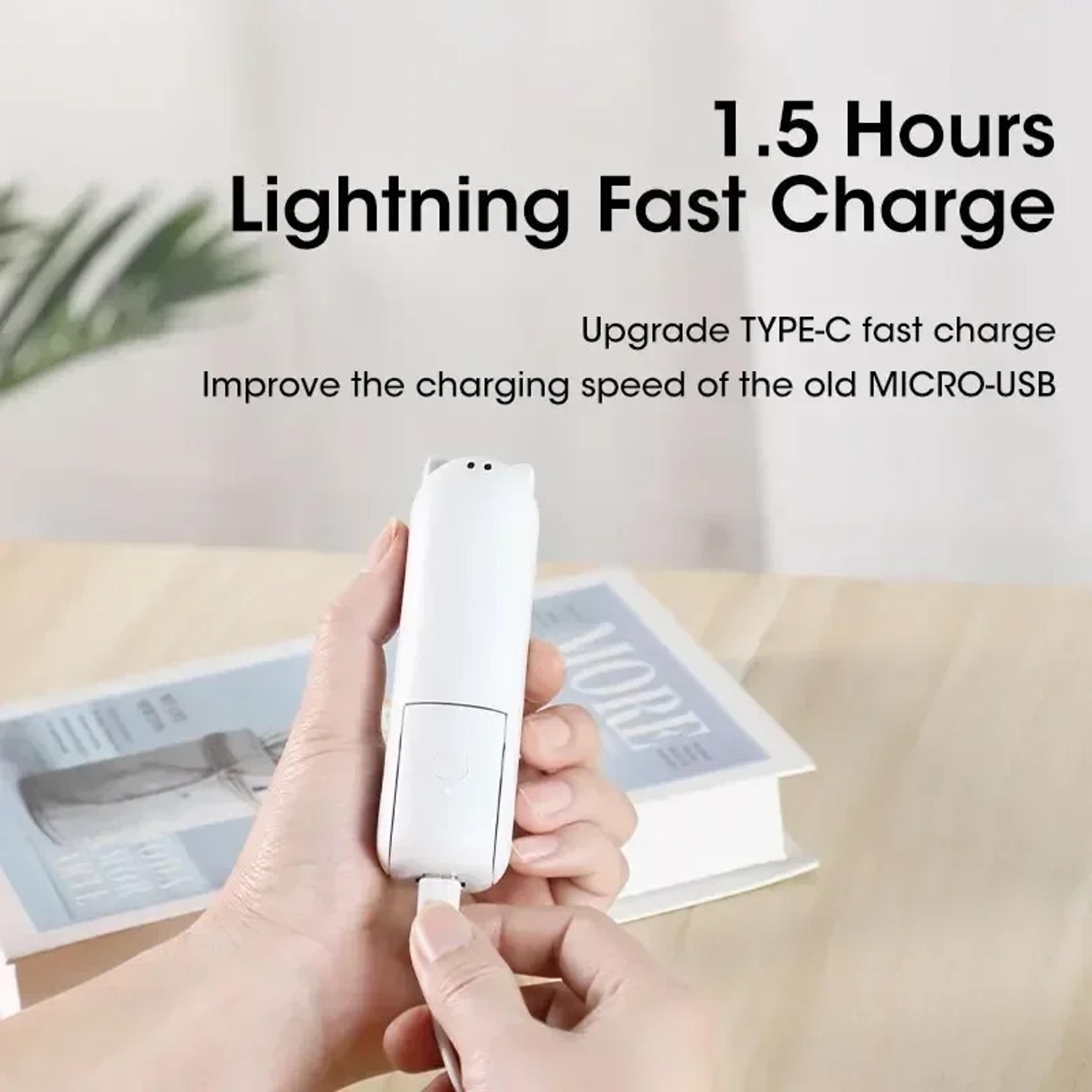 Dual Cooling Mini Fan USB Rechargeable Handheld Fan Folding Fan With Power Bank For Outdoor Travel  1