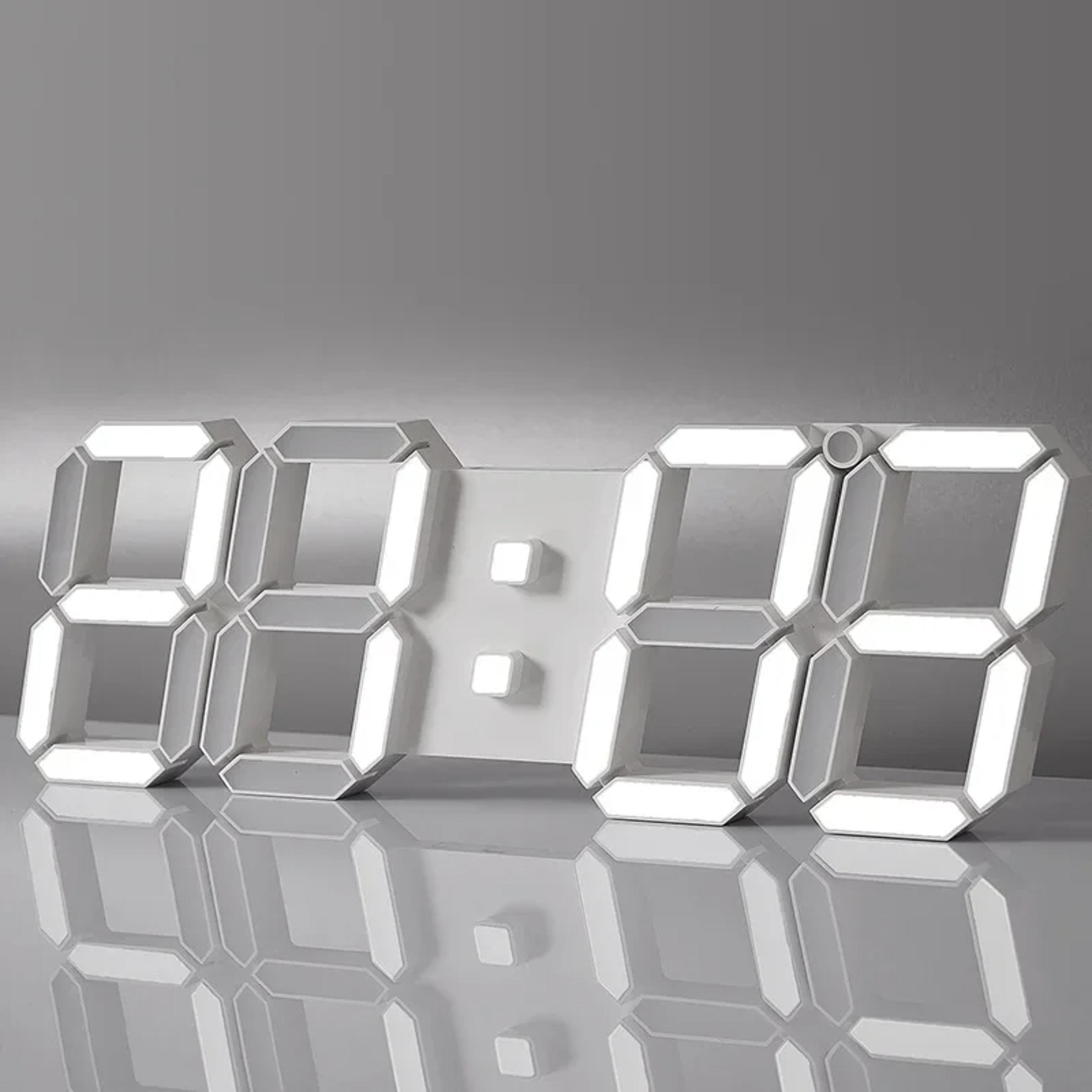 Modern Design LED Wall Clock With Remote Control And Automatic Photosensitive Function 7