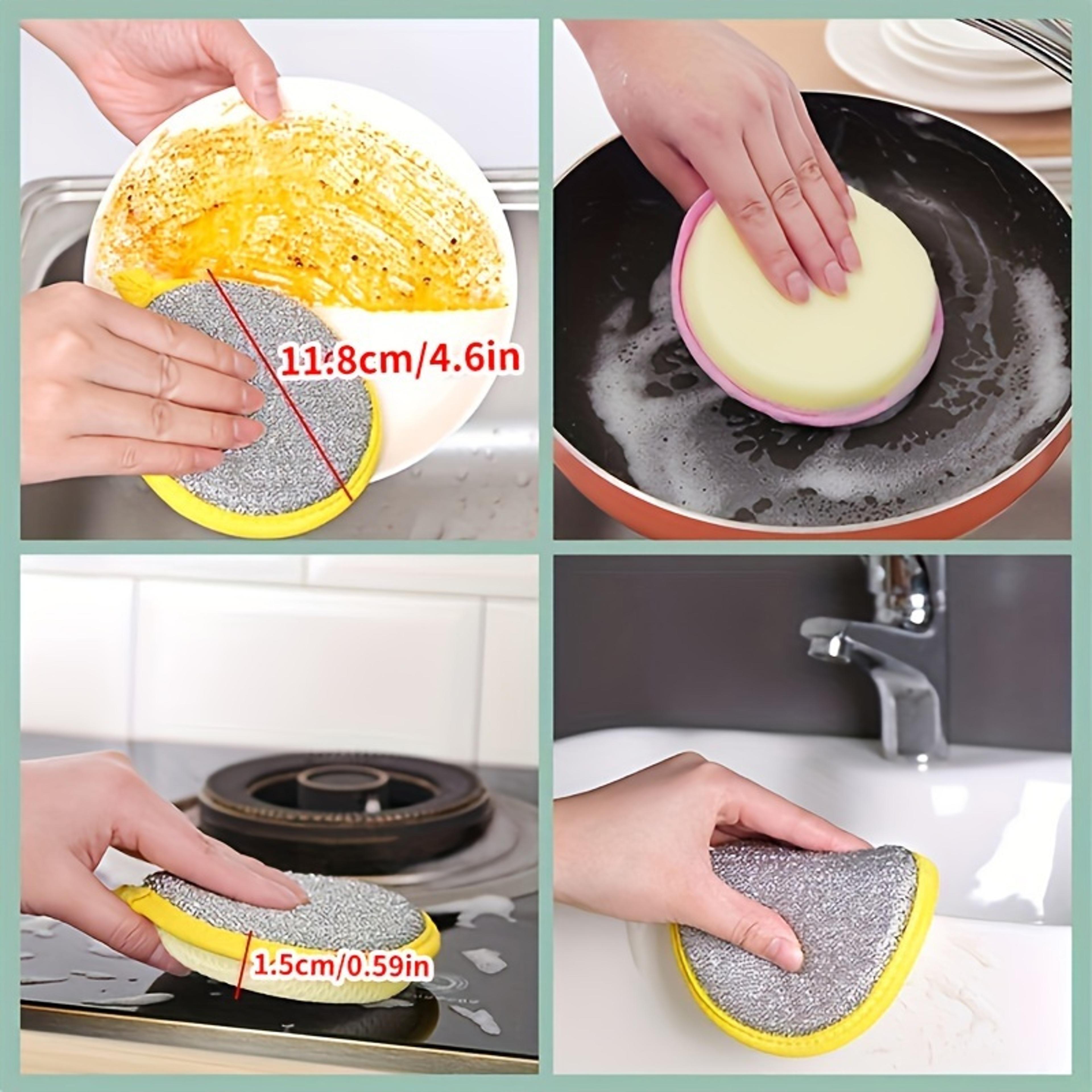 Versatile Kitchen Cleaning Sponges And Scrubbers Dish Sponge  MultiPurpose Kitchen Tool 3