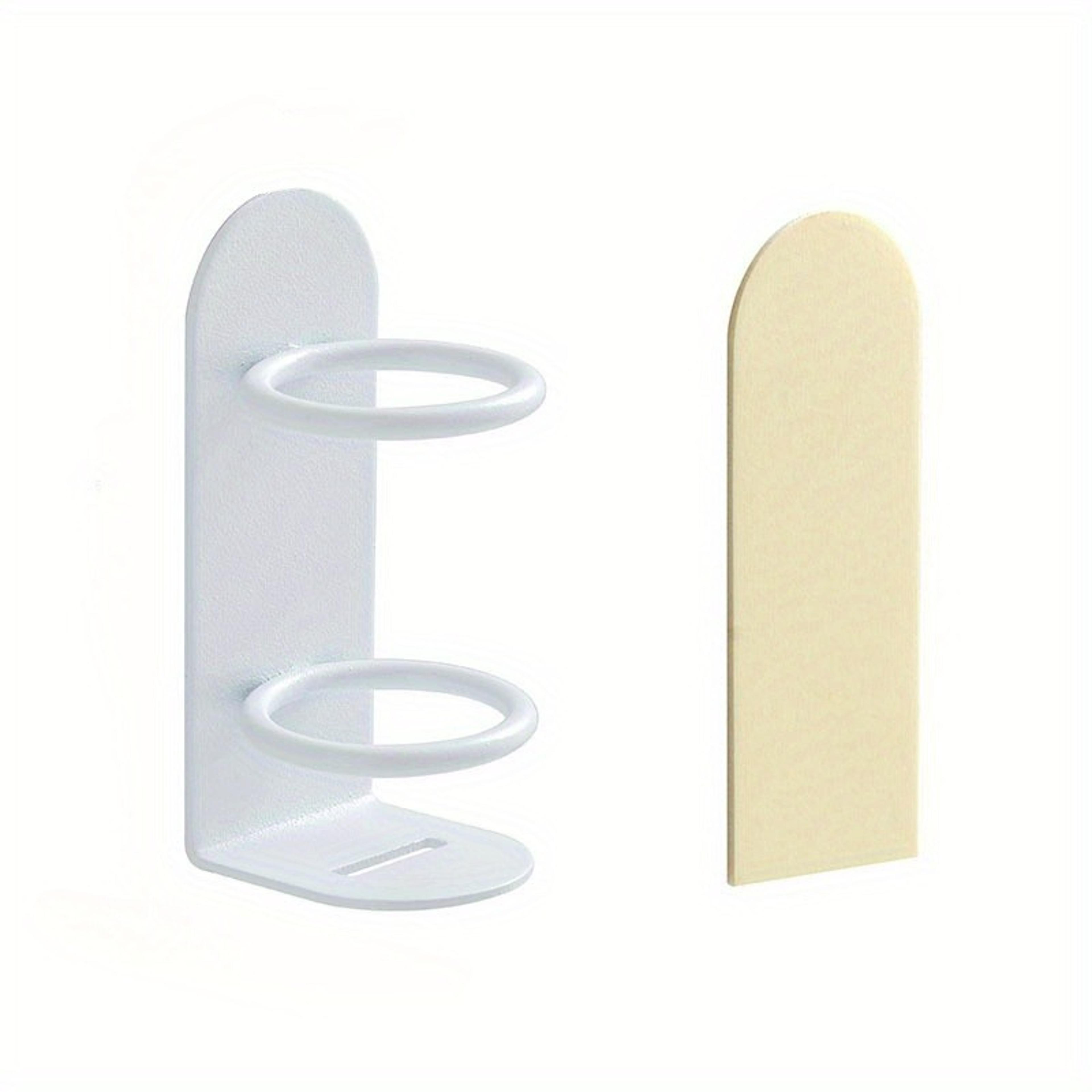 SpaceSaving Iron Toothbrush Holder Wall Mounted Compact NoDrill Storage Rack With Drainage For Bath 4