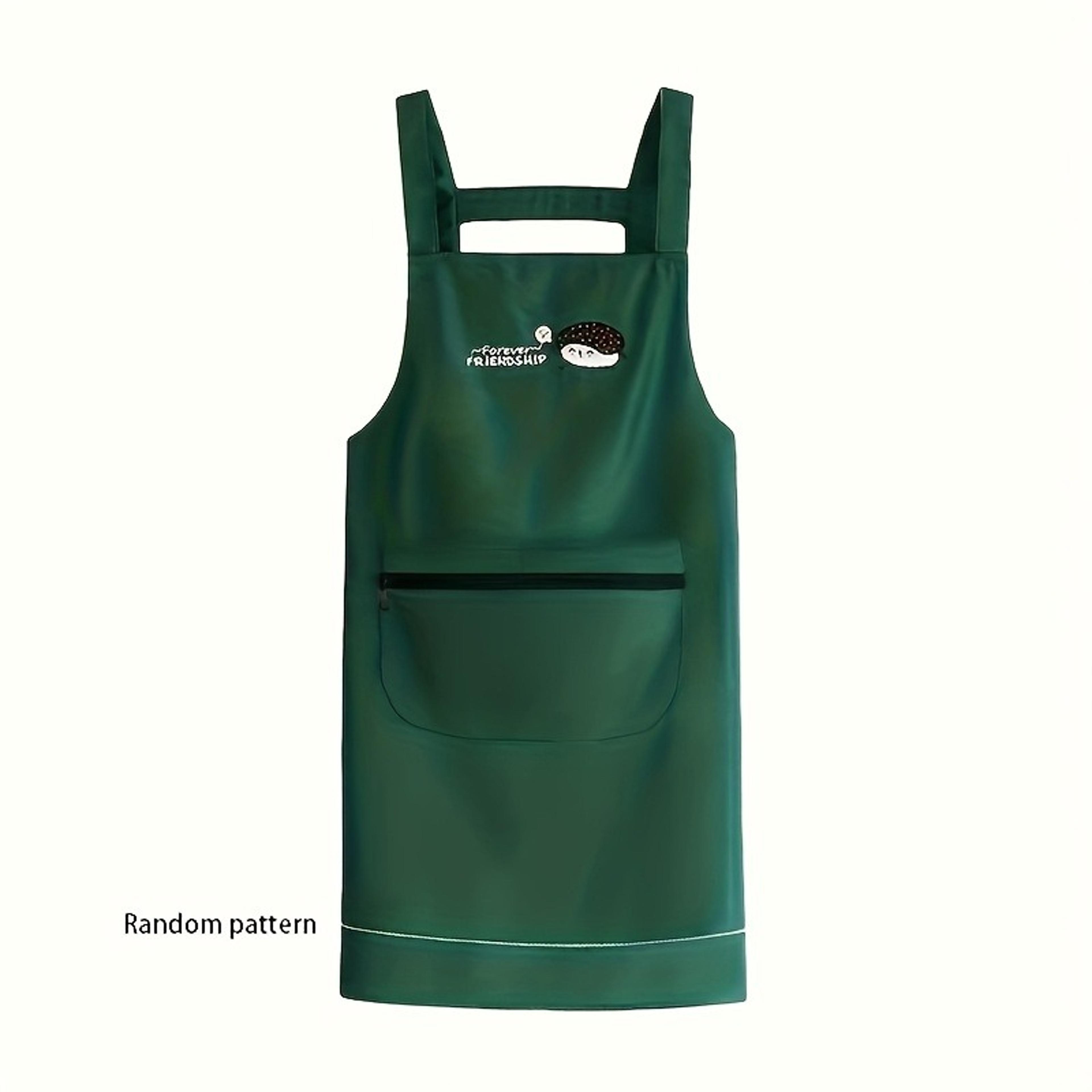 Durable Kitchen Apron With Zipper And Large Pocket  AbrasionResistant Workwear For Men  Women 6