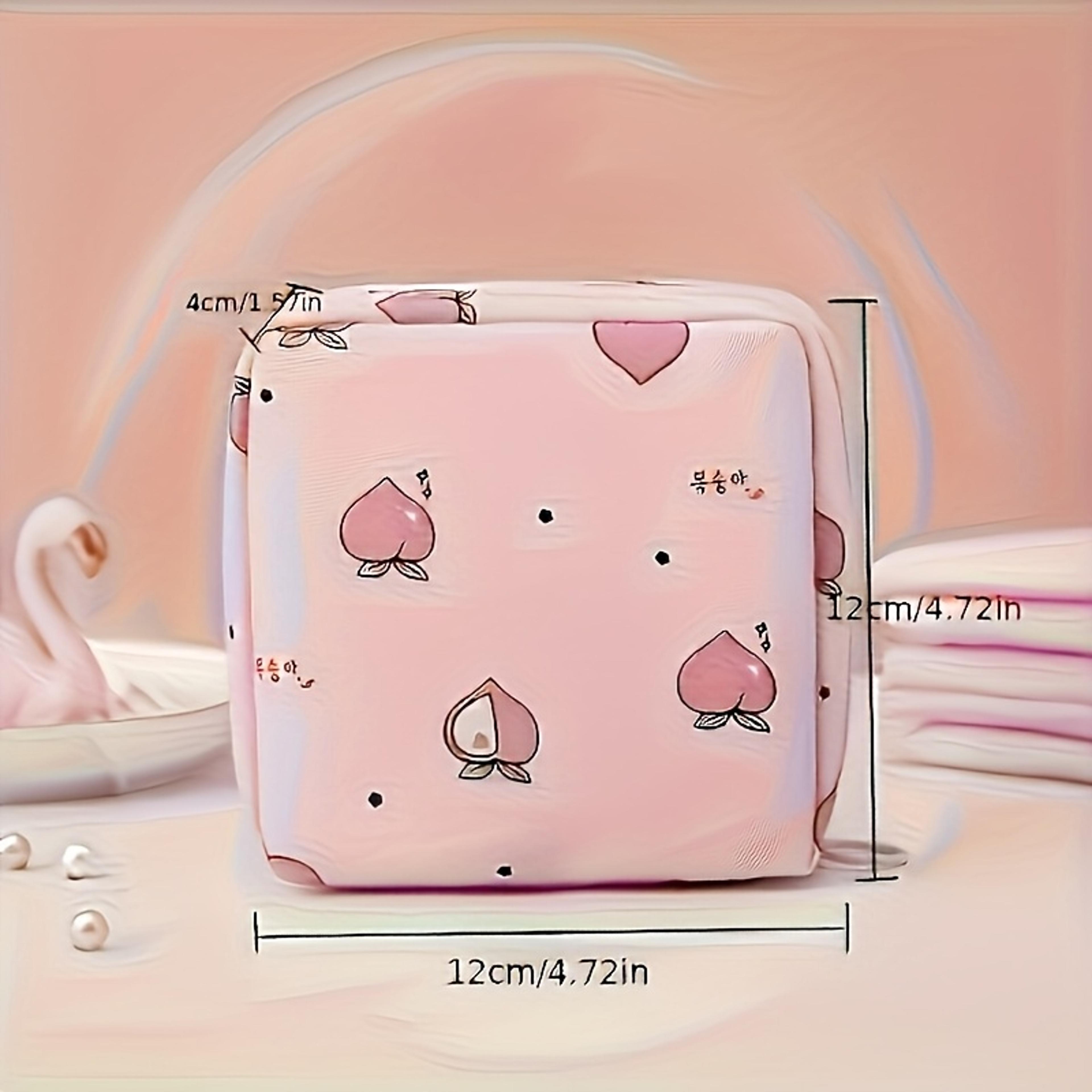 Portable Makeup Bag With Artistic Print Stylish Black Polyester Organizer Large Capacity Travel Pou 1