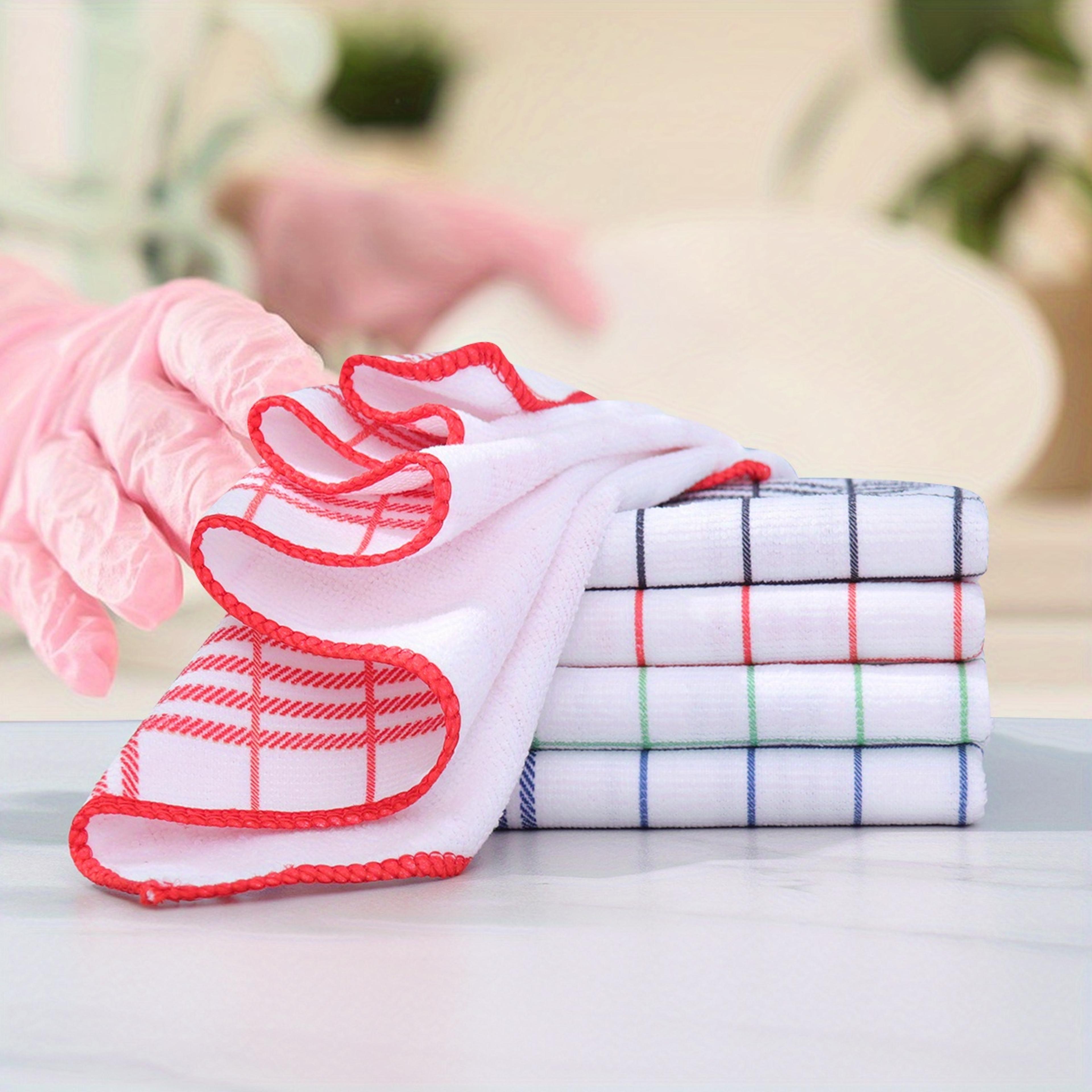 QuickDry Kitchen Towels Super Absorbent LintFree Dish Cleaning Cloths 0