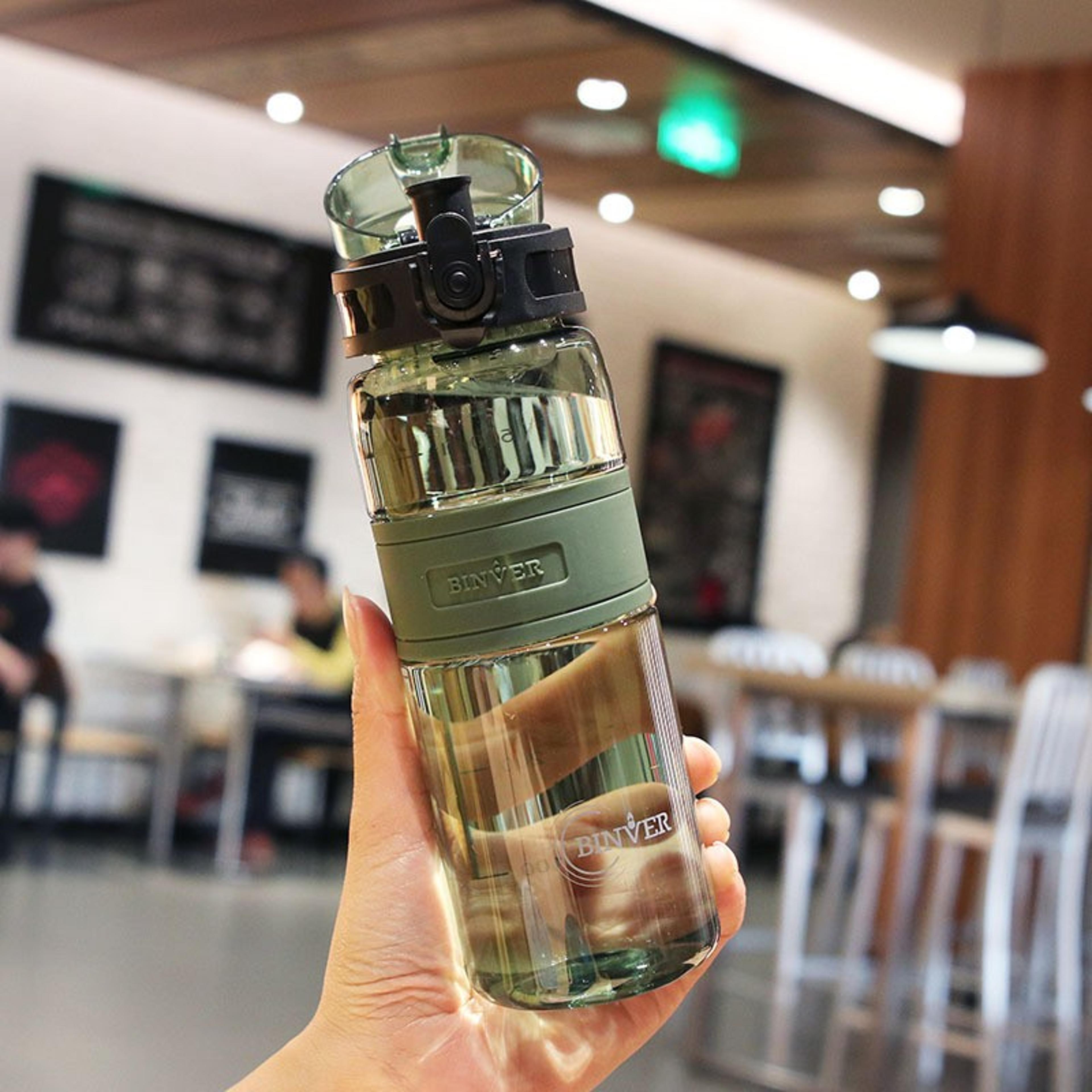 Plastic Water Bottle Leakproof Sports Drinkware With Tea Filter Portable Transparent Cup For Gym An 4