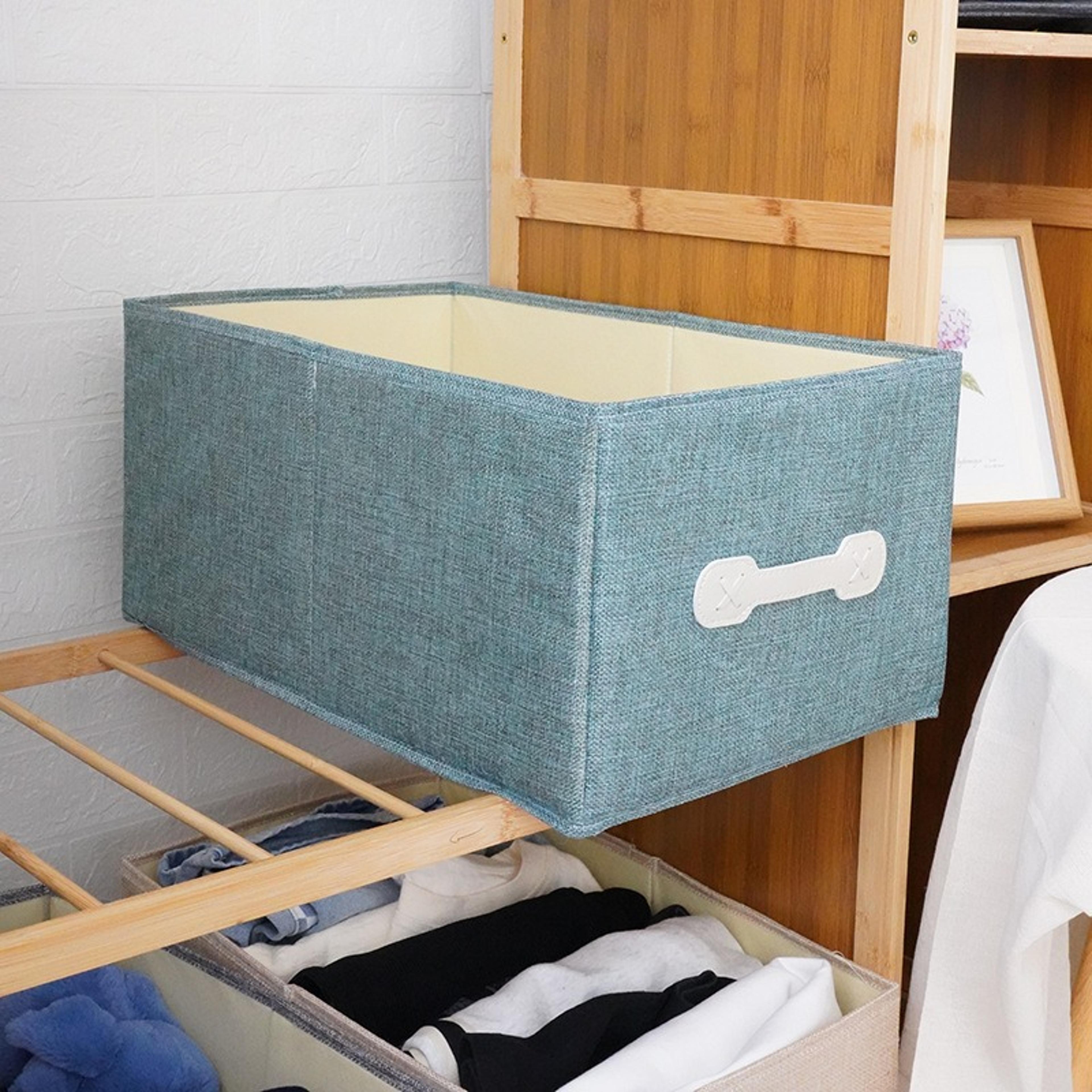 Folding Storage Basket Household Clothes And Pants Storage Box Drawer Style Clothing Organizing Box 0