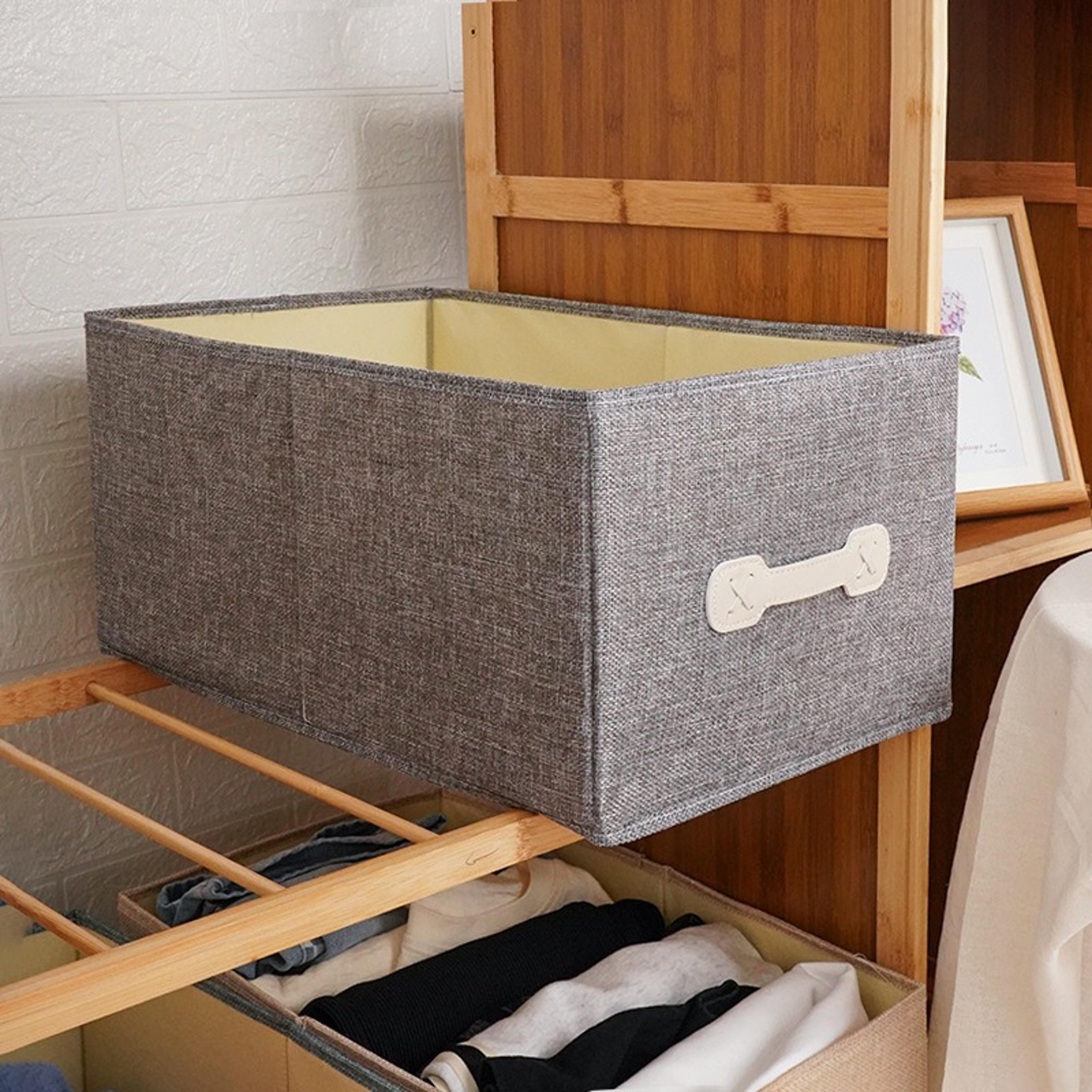 Folding Storage Basket Household Clothes And Pants Storage Box Drawer Style Clothing Organizing Box 1