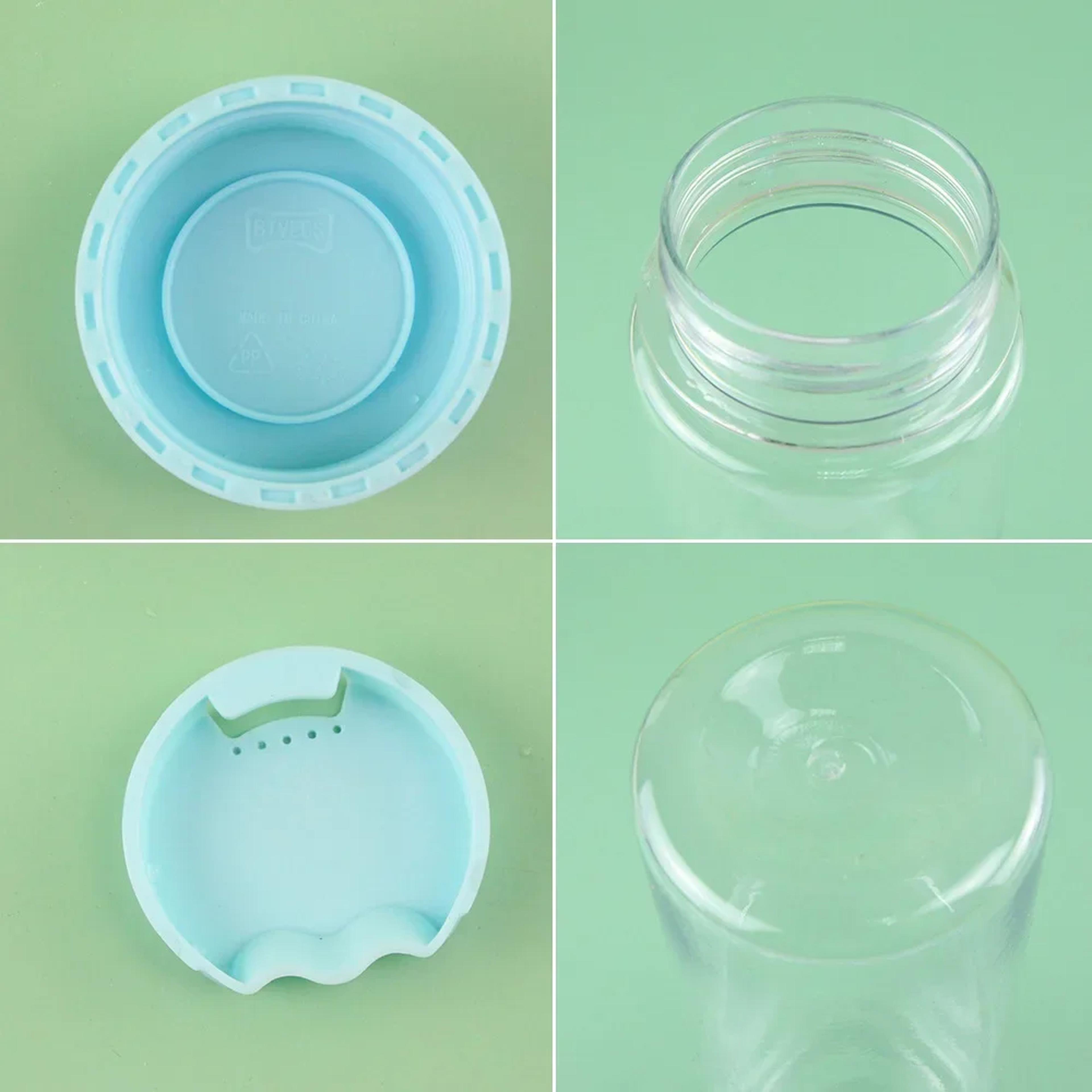 Portable Sport Water Bottle Large Capacity Transparent Cup Simple Plastic Water Cup Outdoor Camping 4