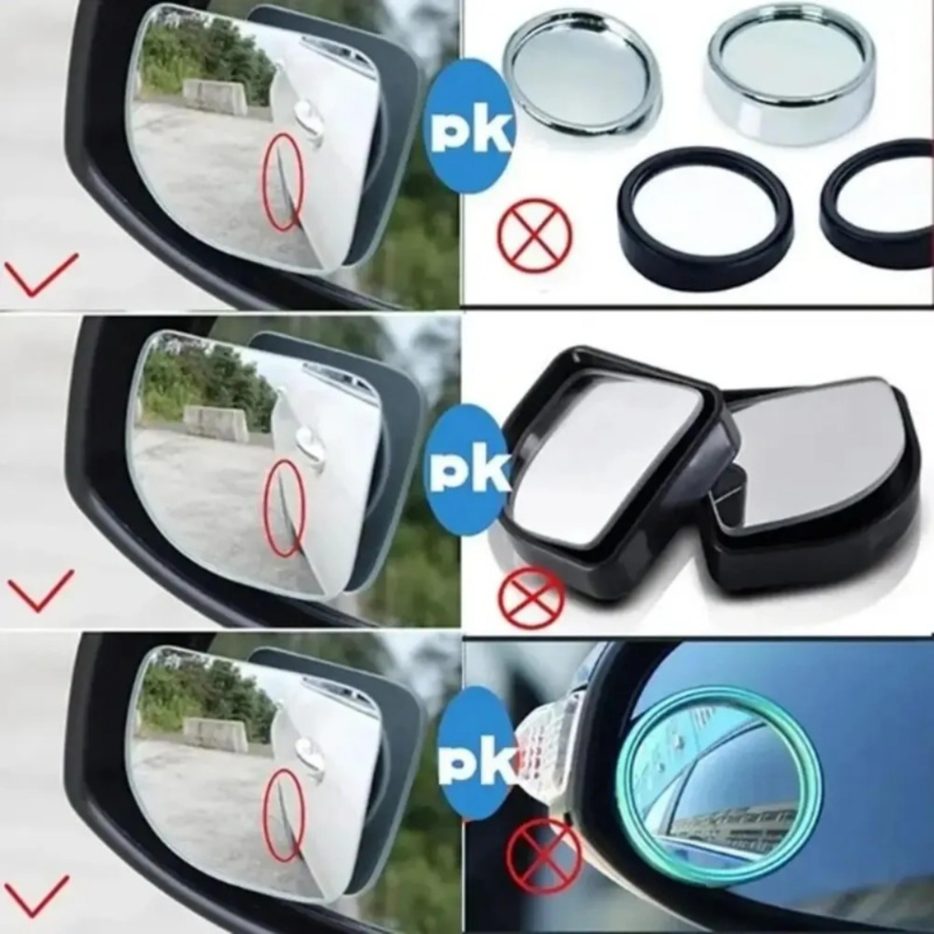 Universal Fit Glass Car Blind Spot Rearview Mirror Adjustable Highdefinition For All Cars 5