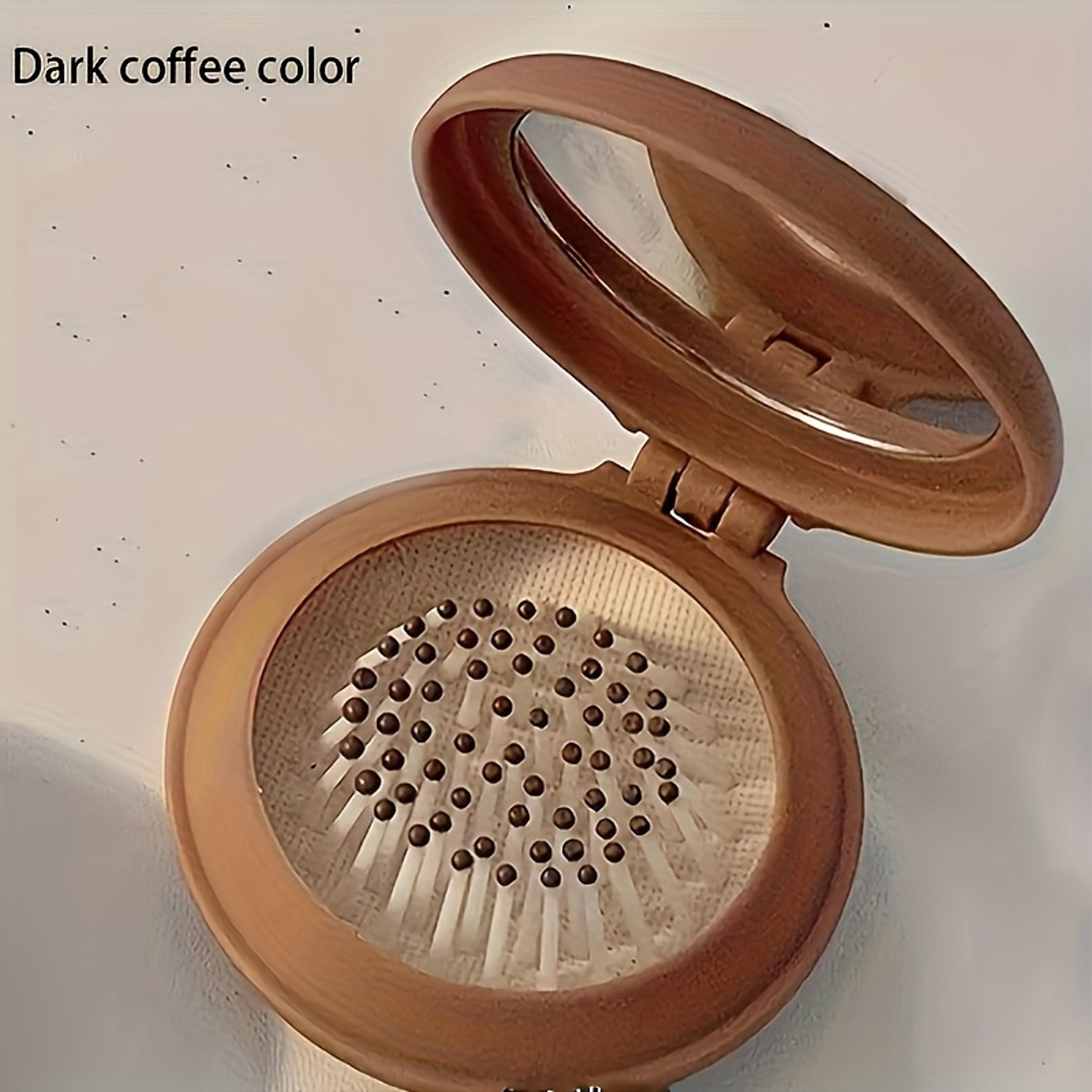 Lightweight Plastic Mini Portable Folding Travel Hair Brush With Mirror Dual Fold Design For Outdoo 4