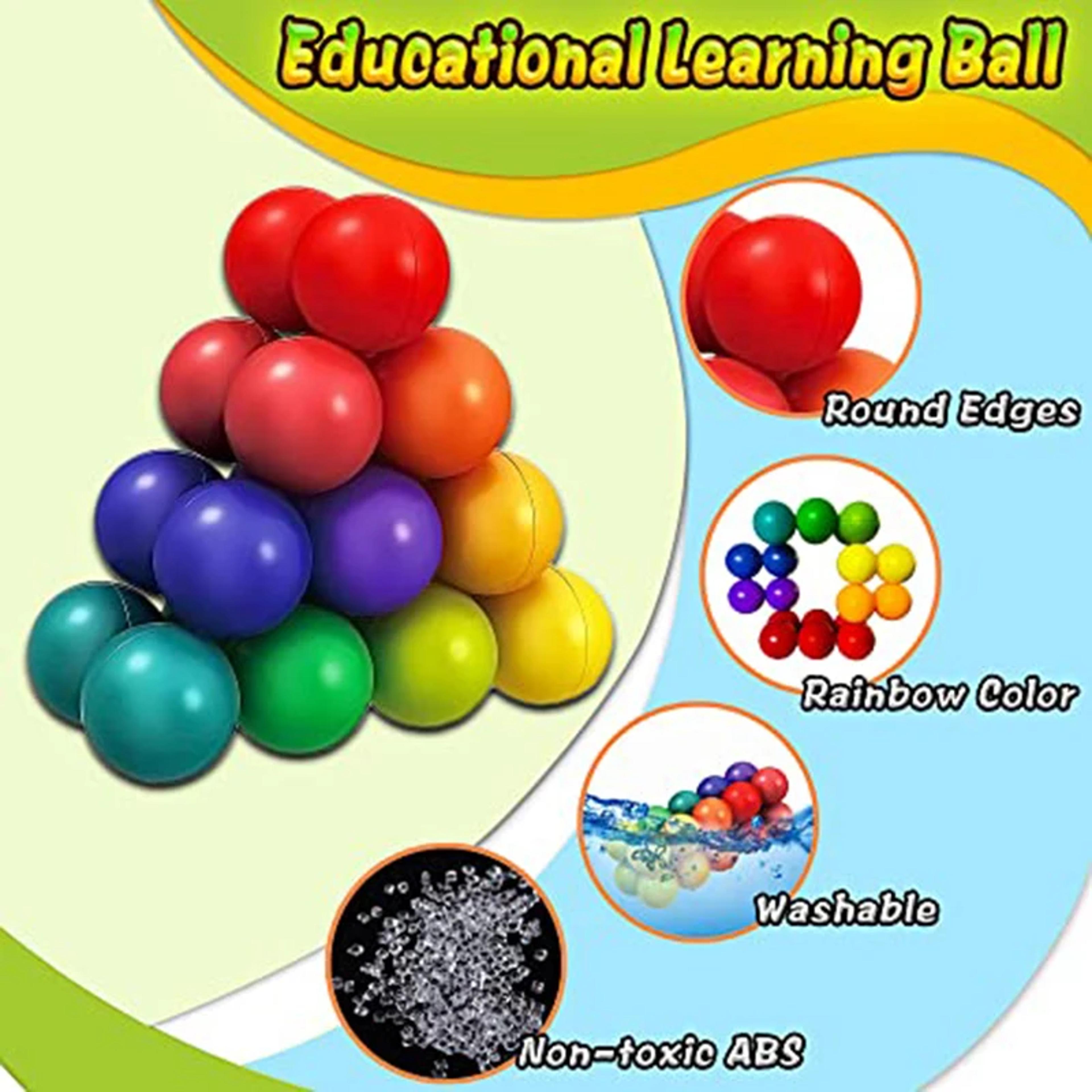 Cool Desk Toy Sensory Fidget Rotating Balls Stress And Anxiety Relief For Travel Calm Down 3