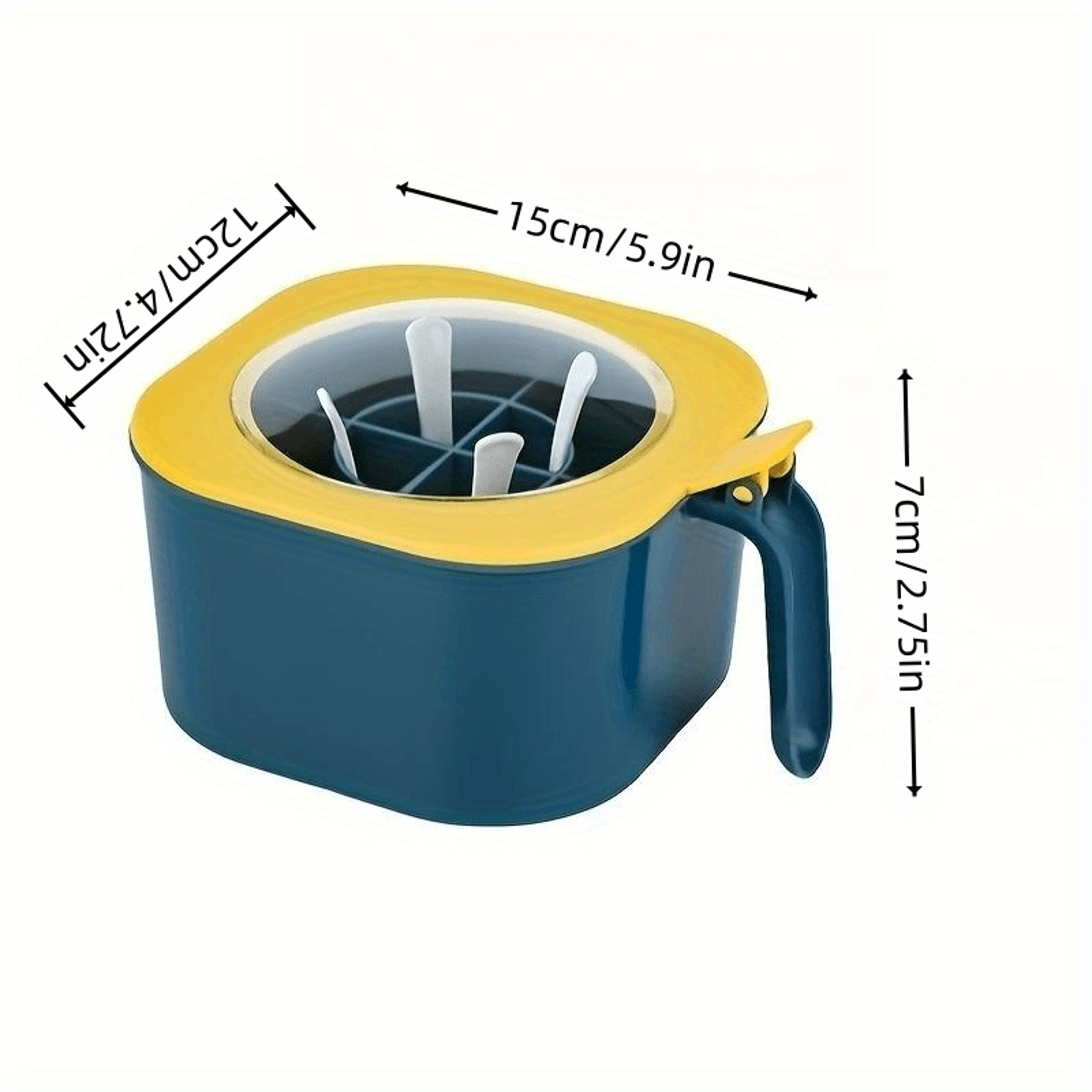 Large Capacity Salt Container Box With Lid Includes Four Spoons For Kitchen Seasoning 5
