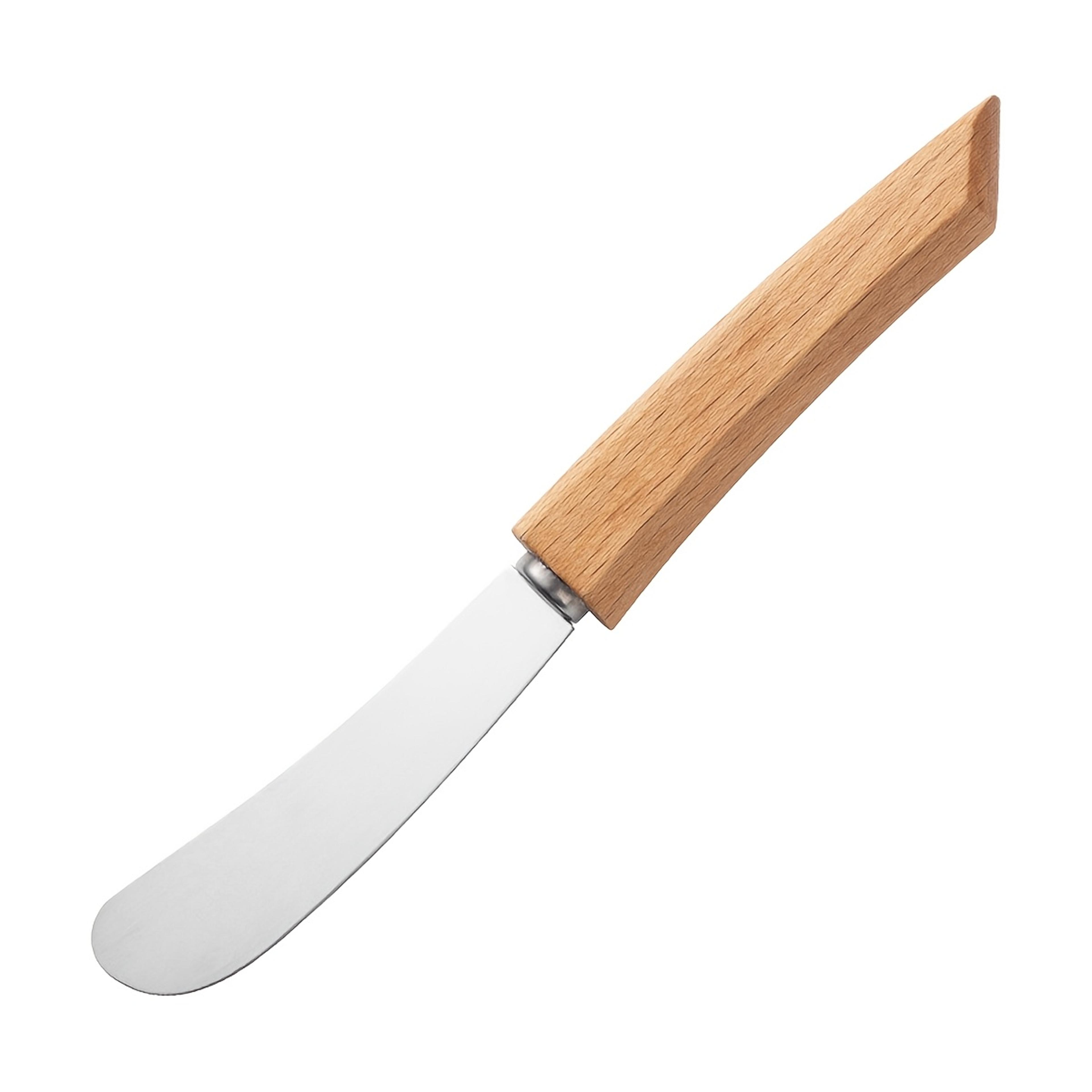 Stainless Steel Butter Knife With Wooden Long Handle  Perfect For Spreading Jam Butter And Pastry 5