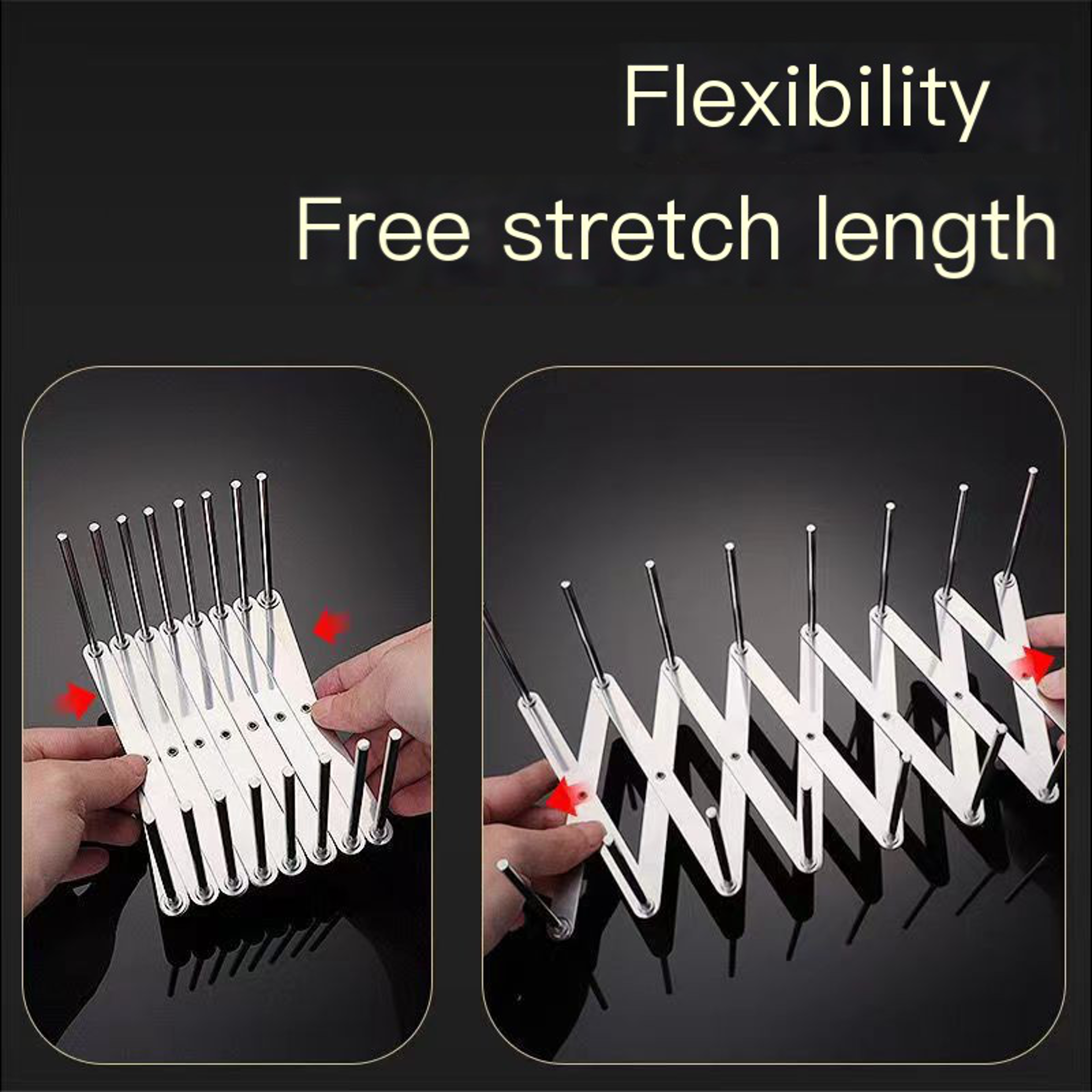 Stainless Steel Dish Rack Adjustable Kitchen Drainer  Foldable Utensil Holder SpaceSaving Design 4