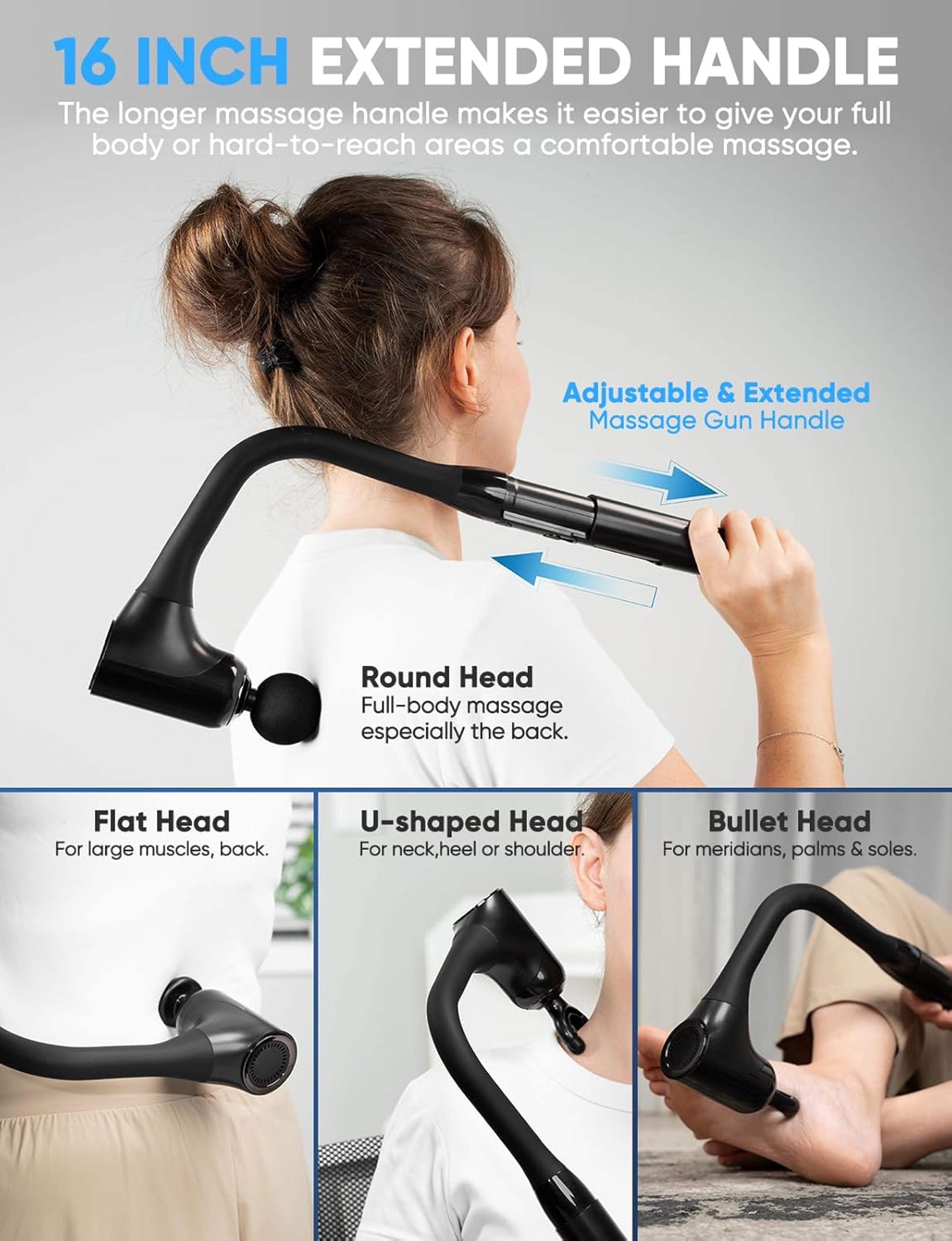 Handheld Deep Muscle Massage Gun For PostExercise Recovery Fitness Muscle Fascia Gun For Sore Muscl 2