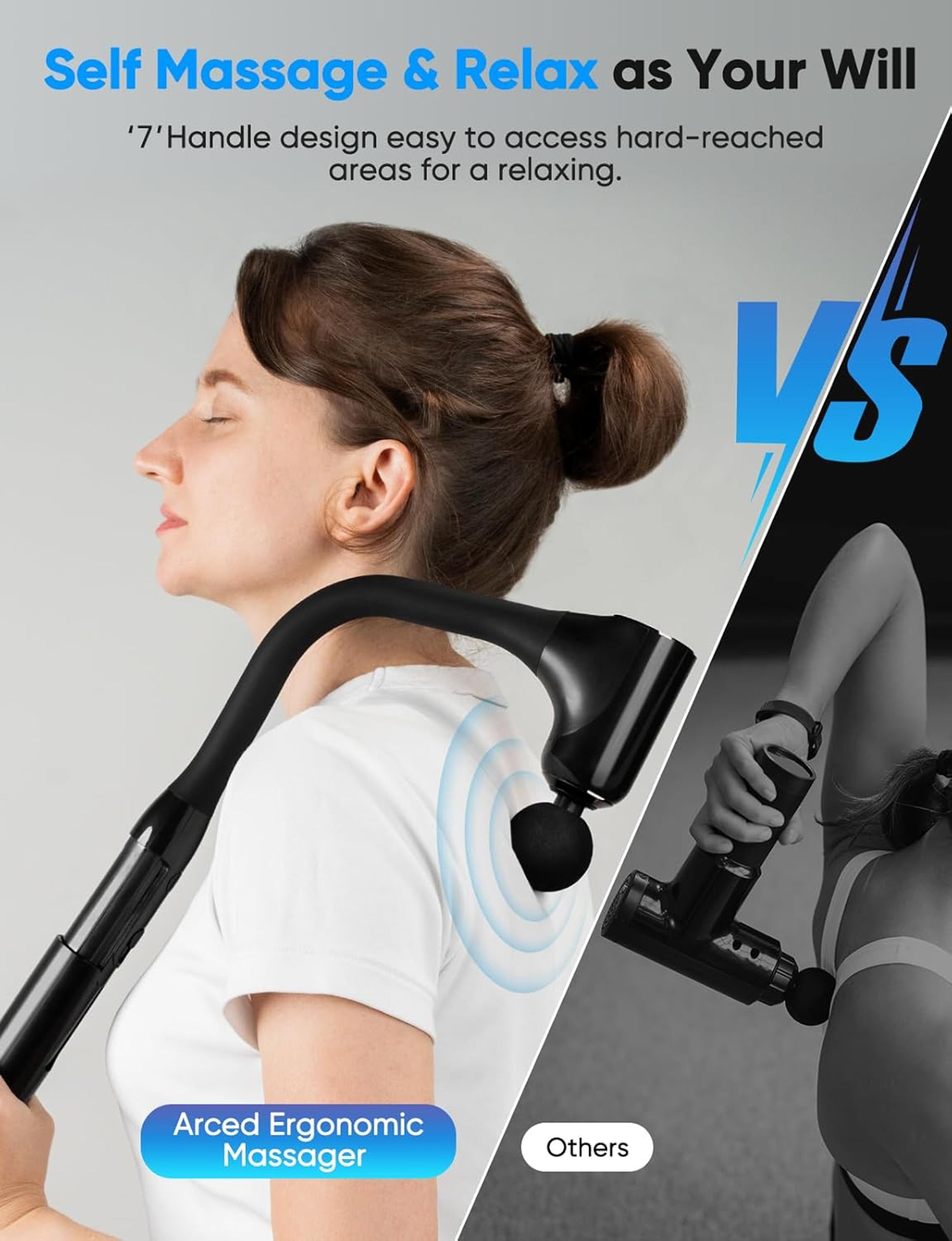 Handheld Deep Muscle Massage Gun For PostExercise Recovery Fitness Muscle Fascia Gun For Sore Muscl 3