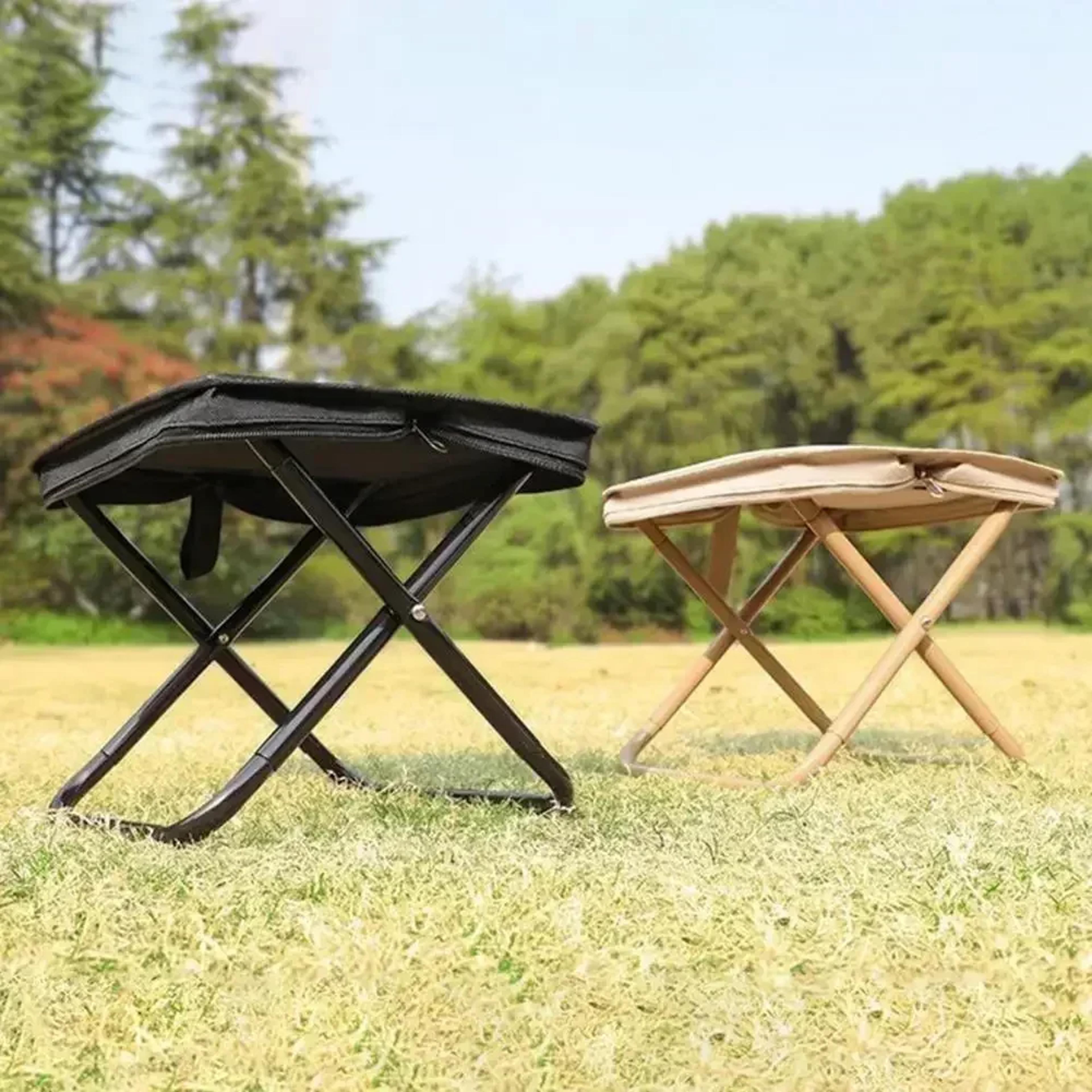Ultralight Portable Camping Stool  Compact Backpacking Folding Chair For Outdoor Fishing Picnic Bea 4
