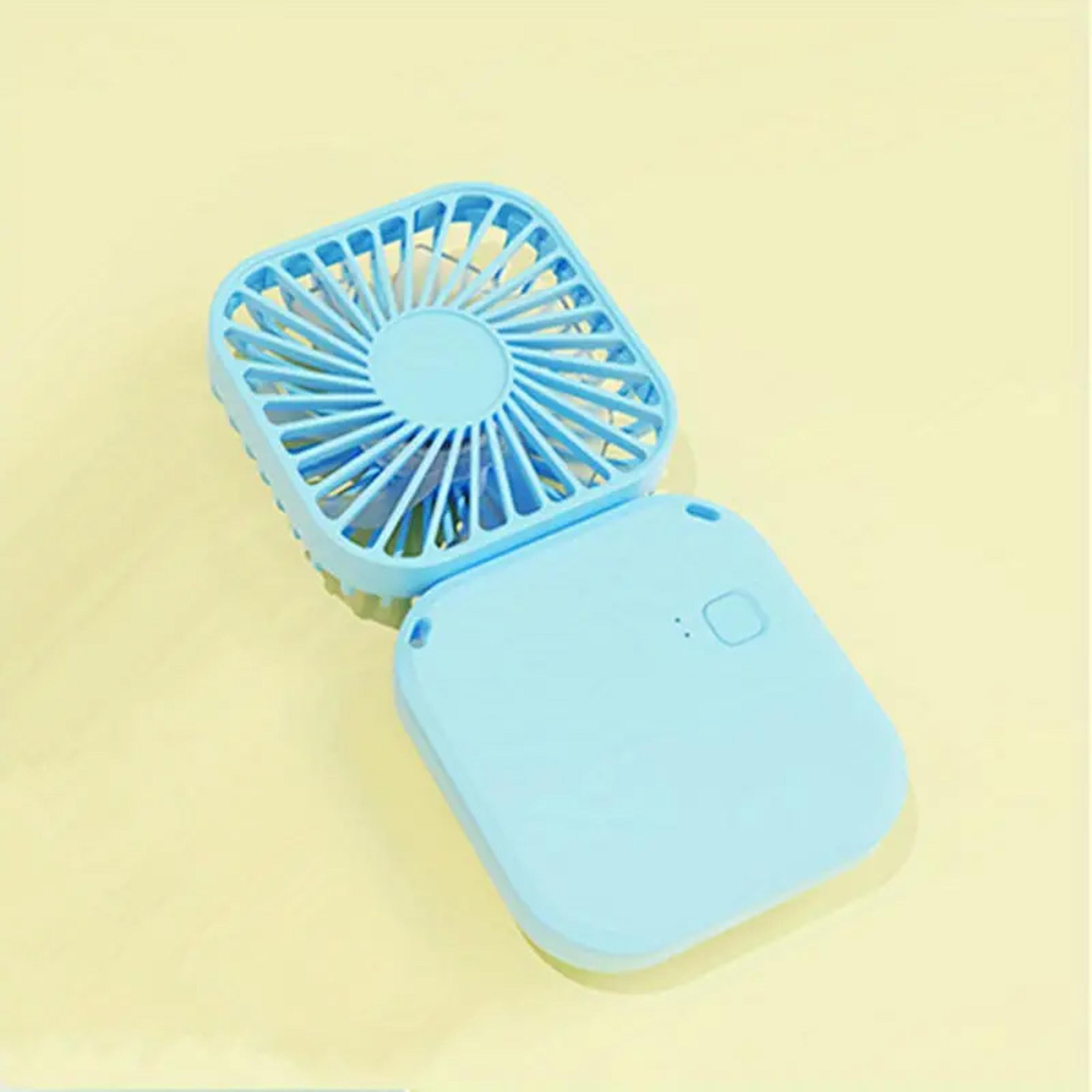 Mini Folding Hanging Neck Fan  Foldable Personal Fan With Speeds USB Charging For Travel  Indoor Us 4