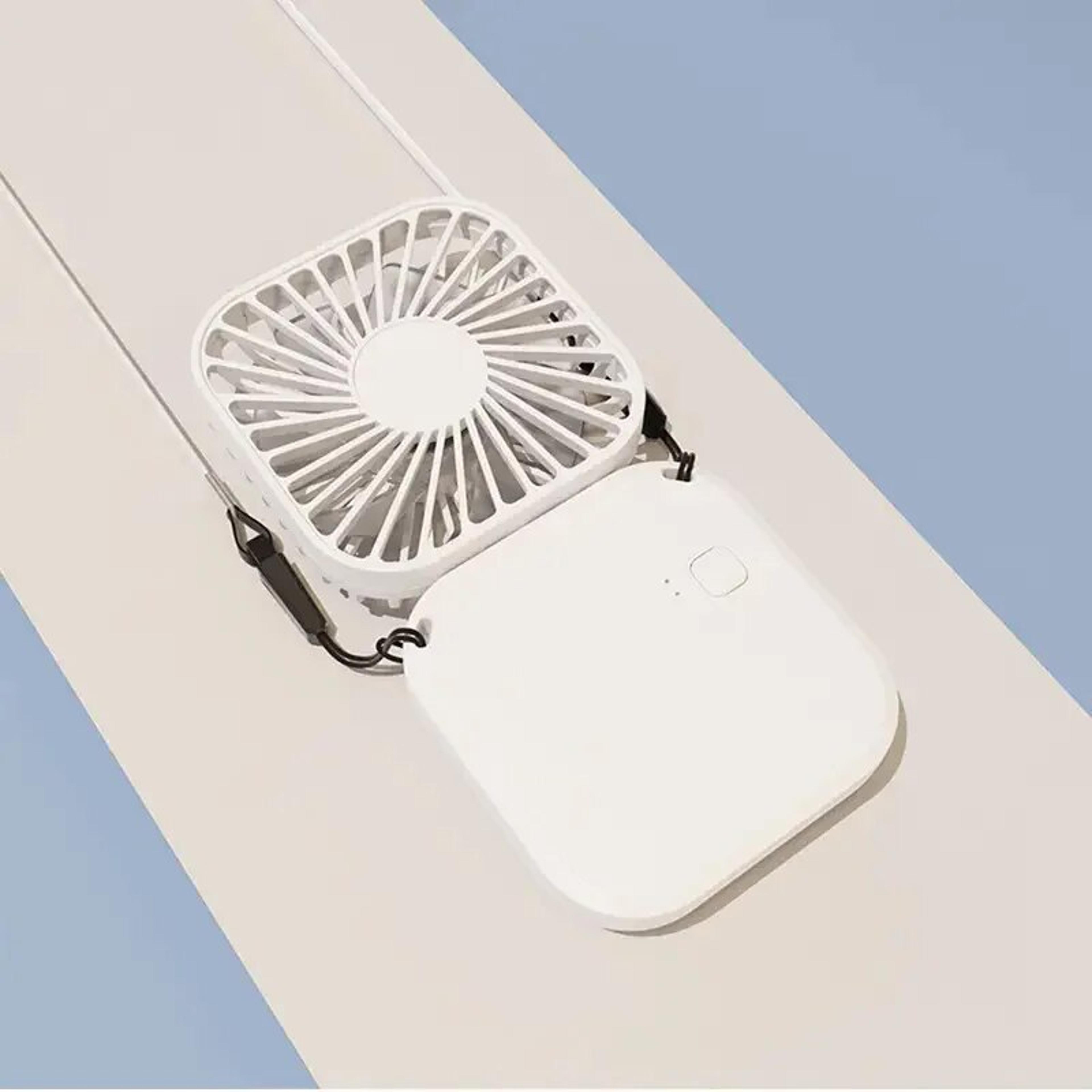 Mini Folding Hanging Neck Fan  Foldable Personal Fan With Speeds USB Charging For Travel  Indoor Us 5