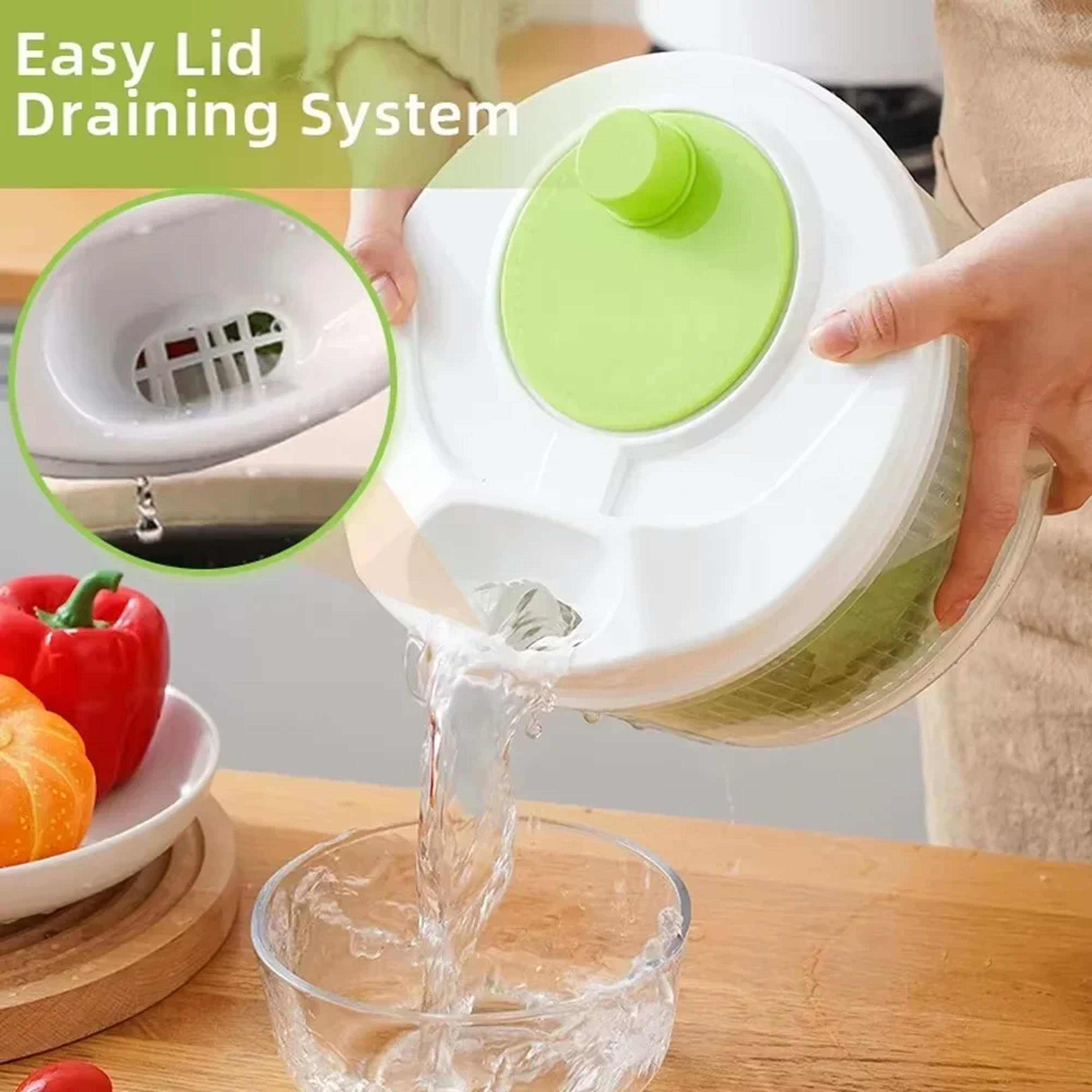 Multifunctional Manual Vegetable Dehydrator  Salad Spinner With Fruit  Lettuce Drain Basket For Eff 1