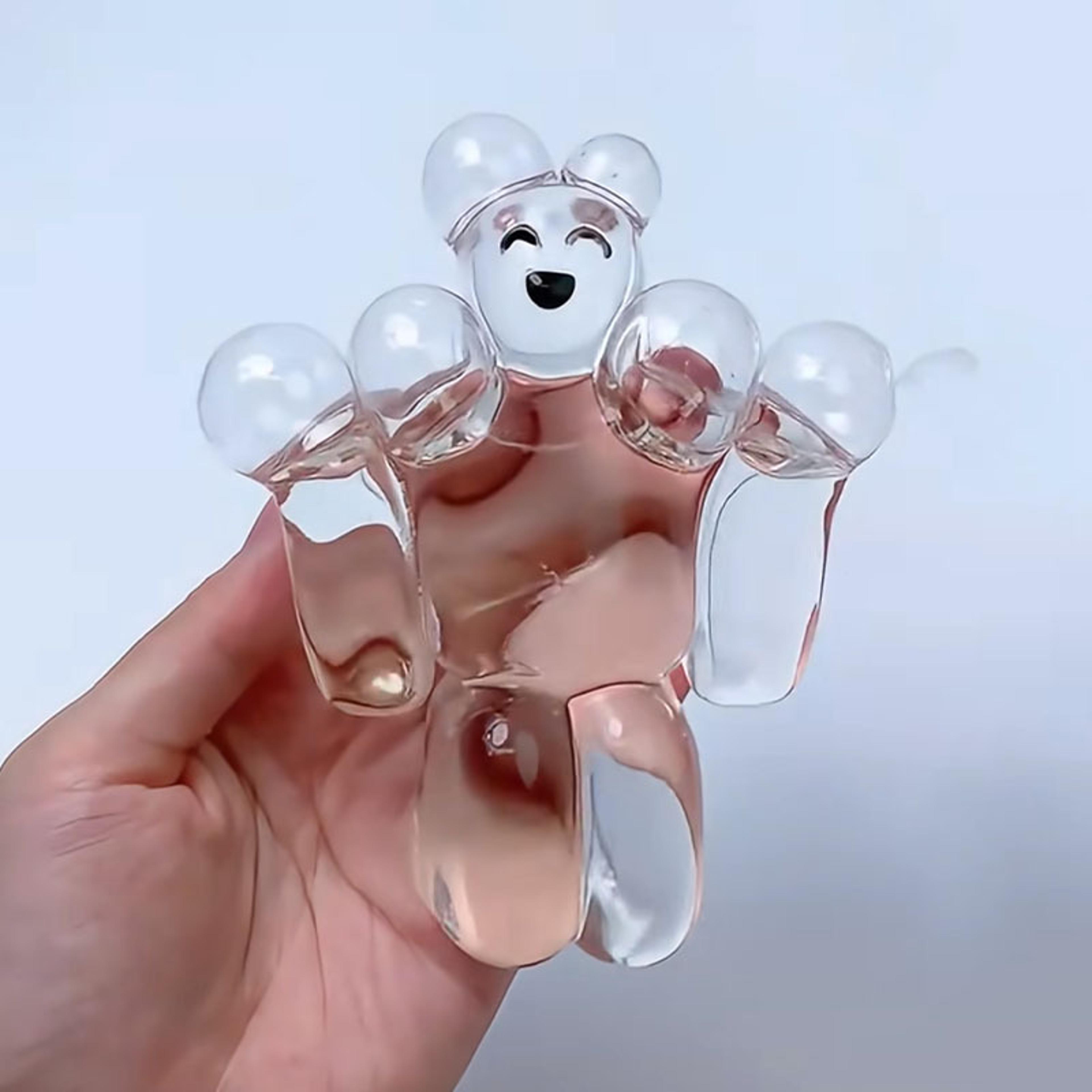 Transparent Jelly Robot Stress Relief Toy  Soft Slow Rebound Water Sense Kawaii Cartoon Gift For Ki 1