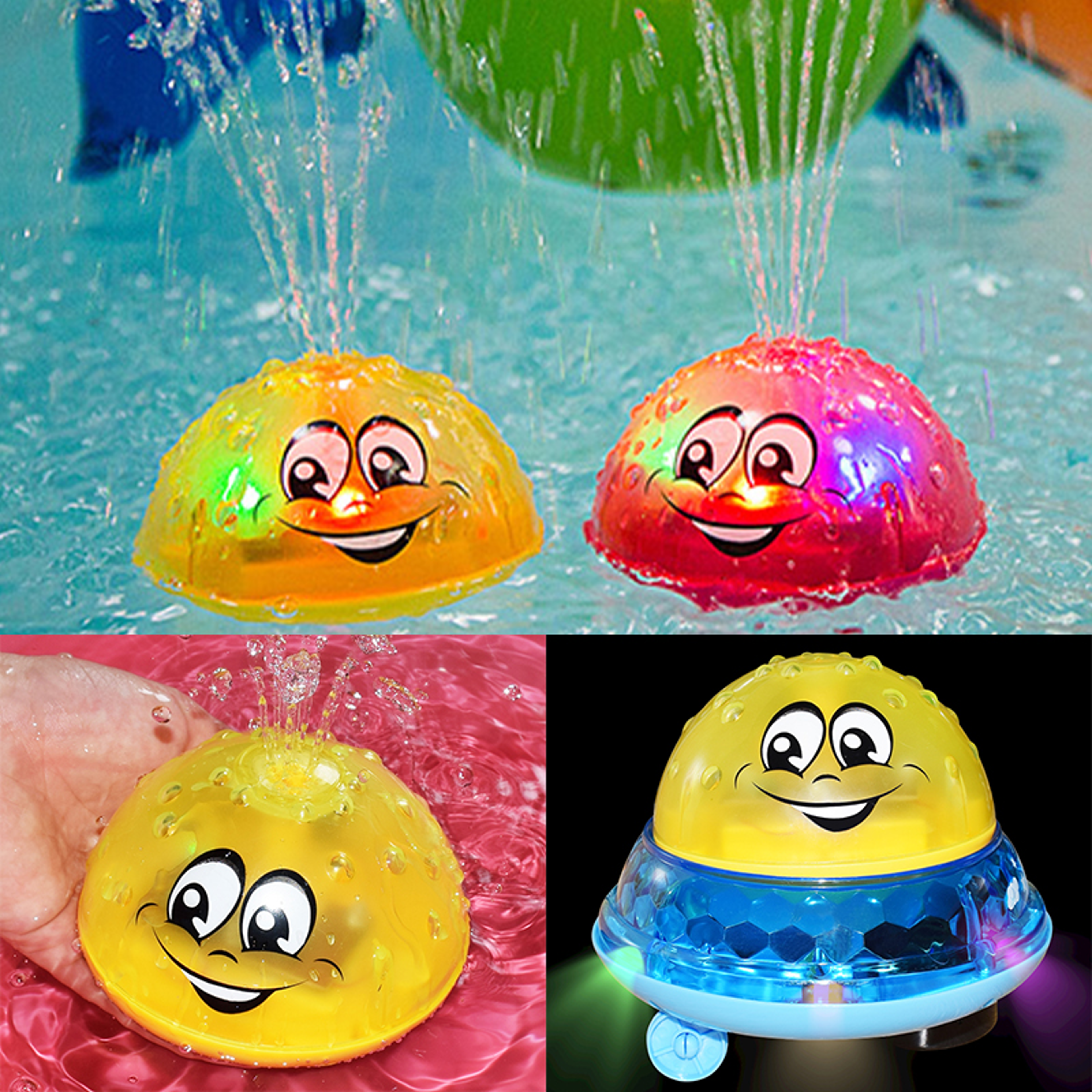 LightUp Water Spray Electric Baby Bath Toy For Toddlers And Infants 5
