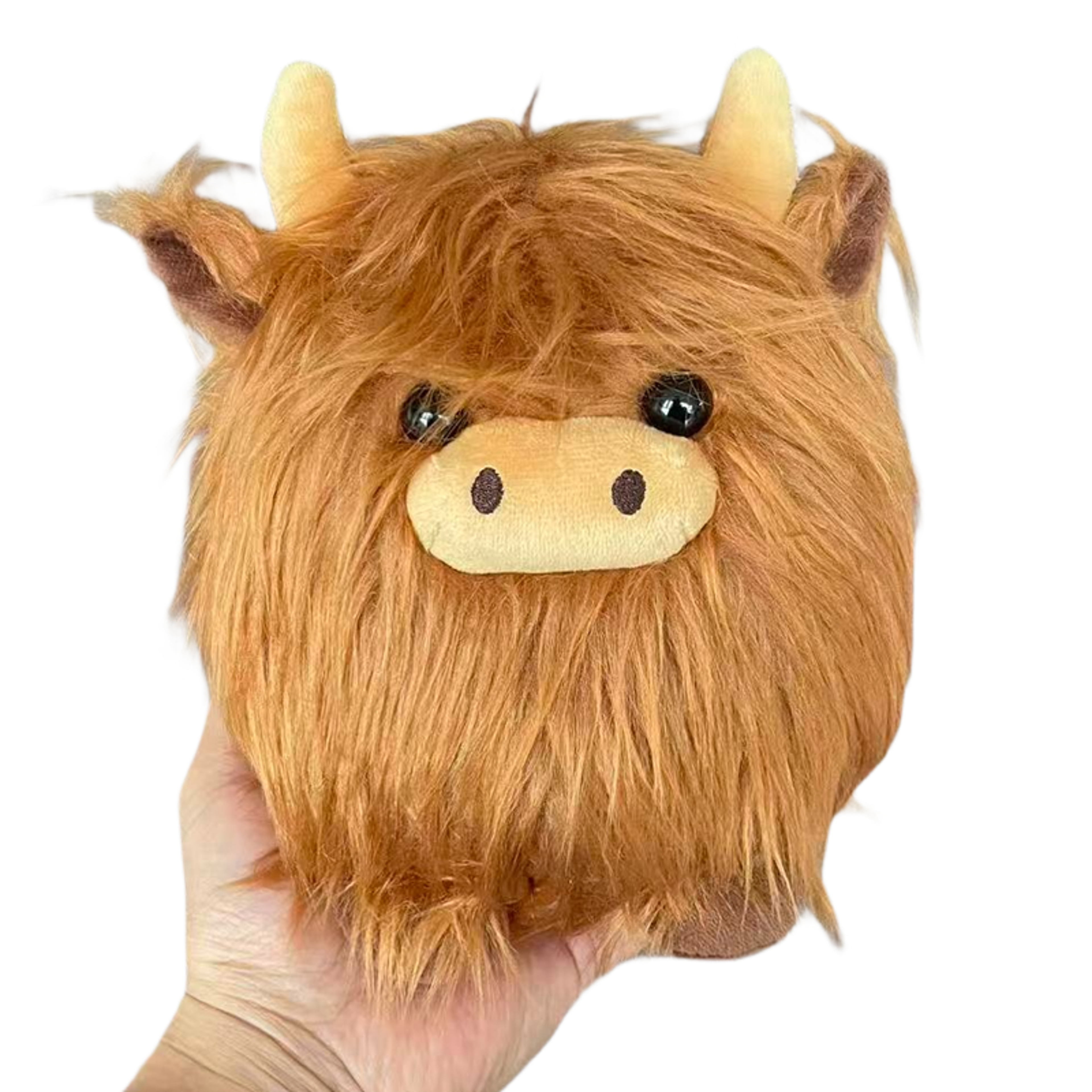 Lying Highland Cow Plush Toy  Soft Stuffed Animal Doll Cute Plushie Kawaii Kids Xmas Gift 6