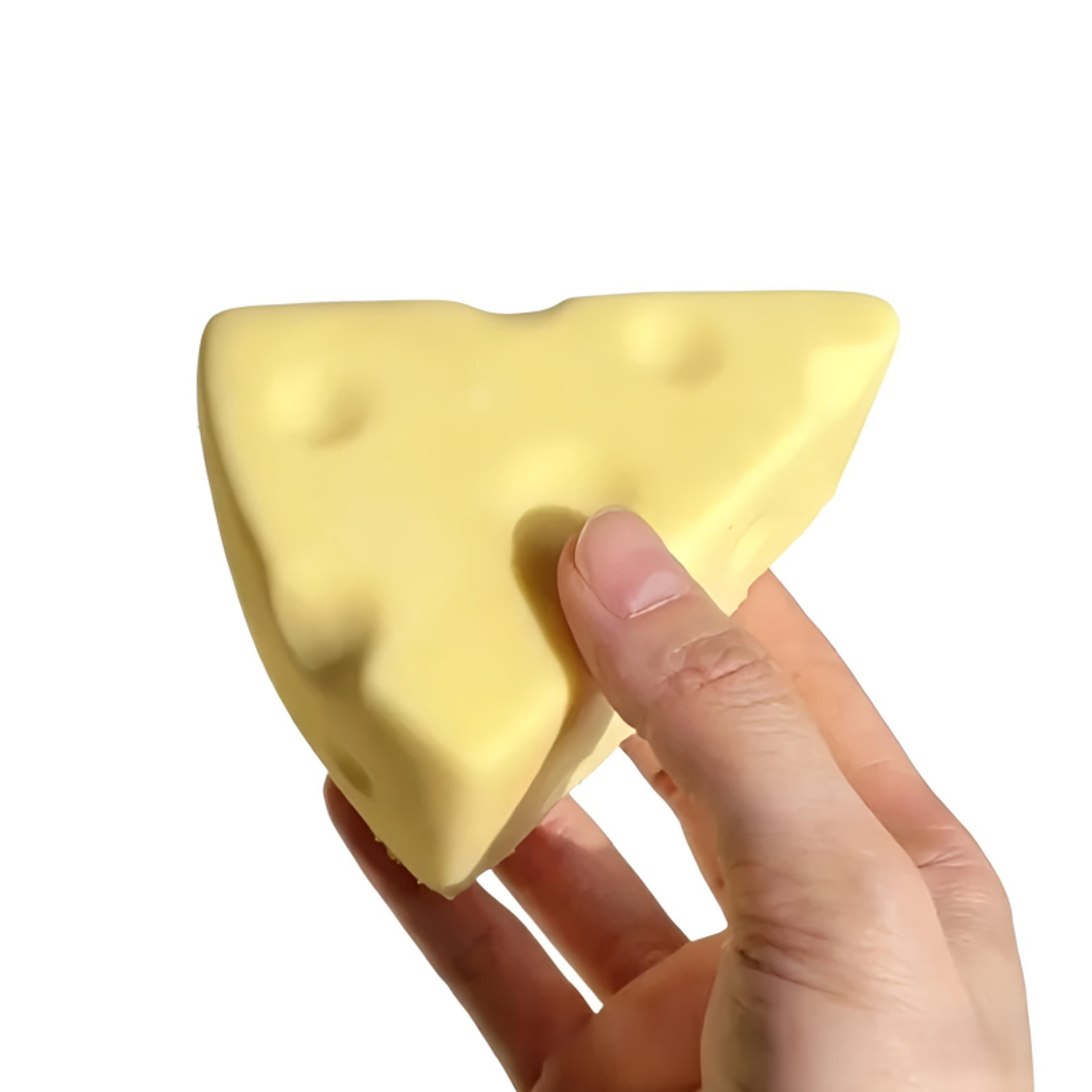 Cheese Squeeze Toy MilkFlavored Stress Relief Fidget Toy For Friends Gifts And Sensory Play 6