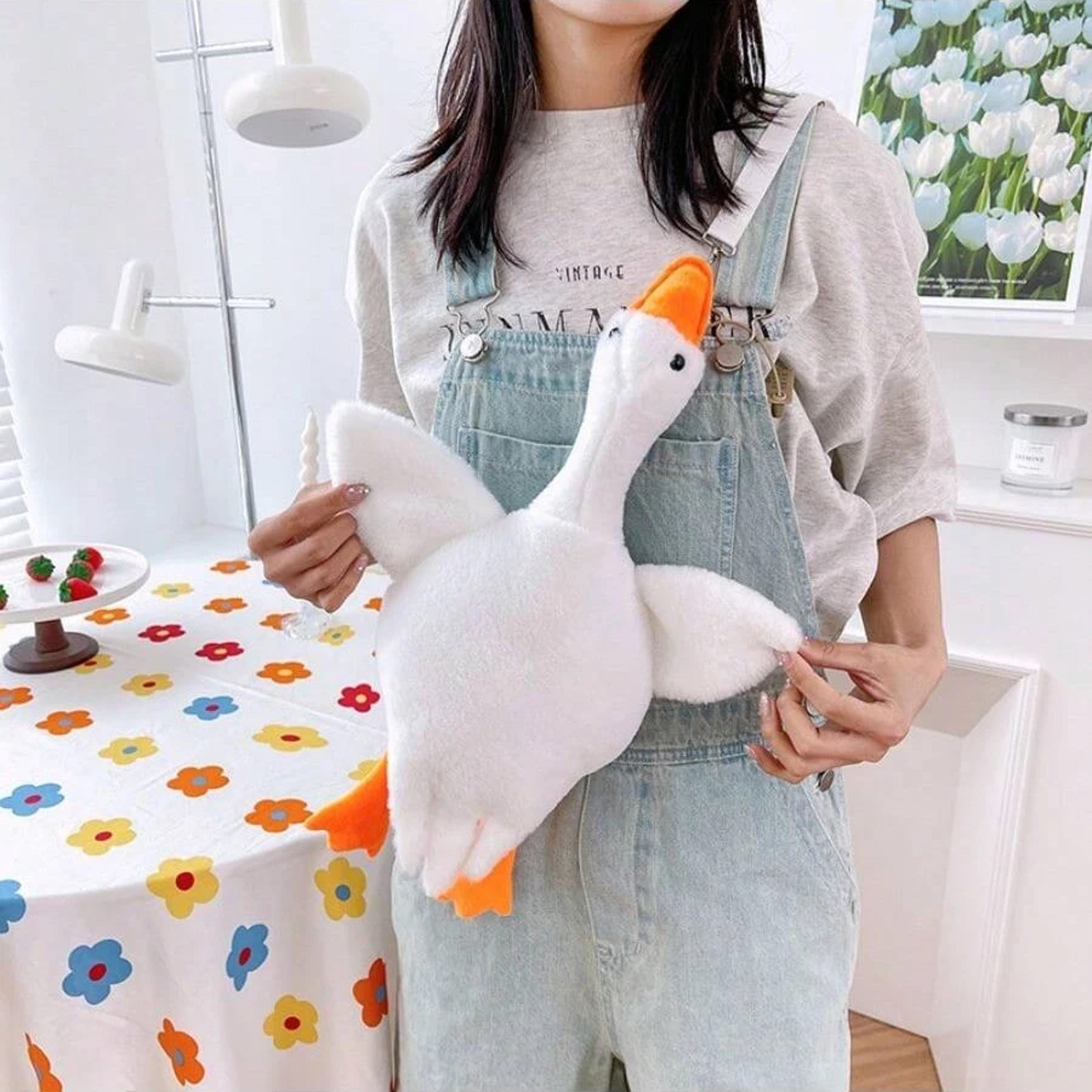 Cute Goose Plush Shoulder Bag Coin Purse  Yellow Duck Kawaii Plush Toy For Kids And Adults Perfect  3