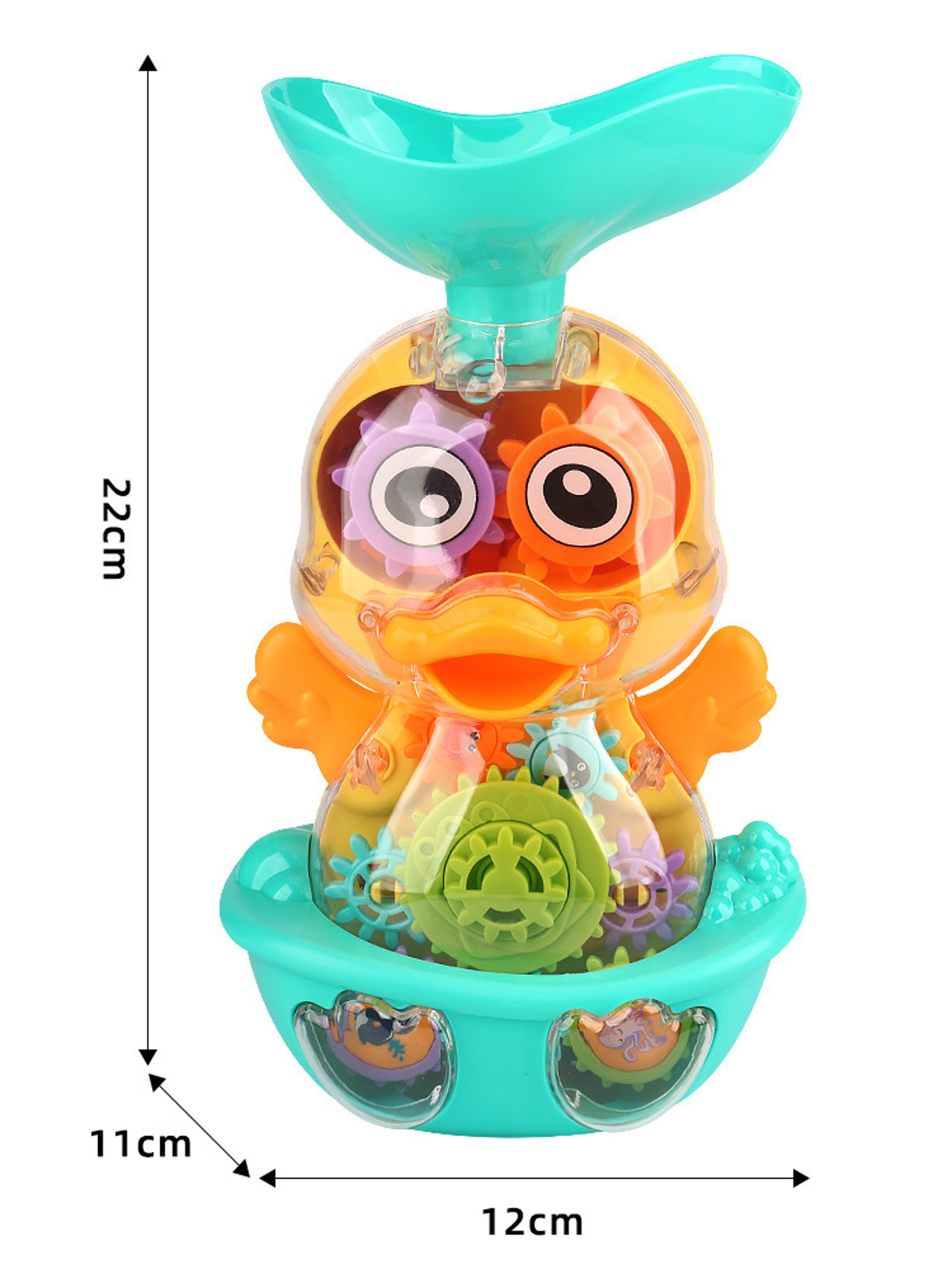 Water Spray Duck Baby Bath Toy  Fun Shower  Pool Toy For Toddlers 5